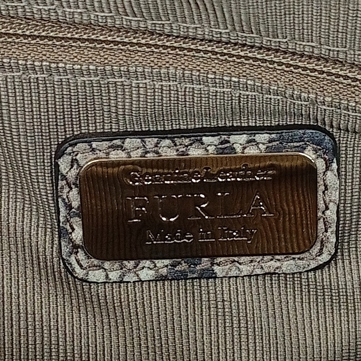 パイソン柄ショルダーバッグF6782