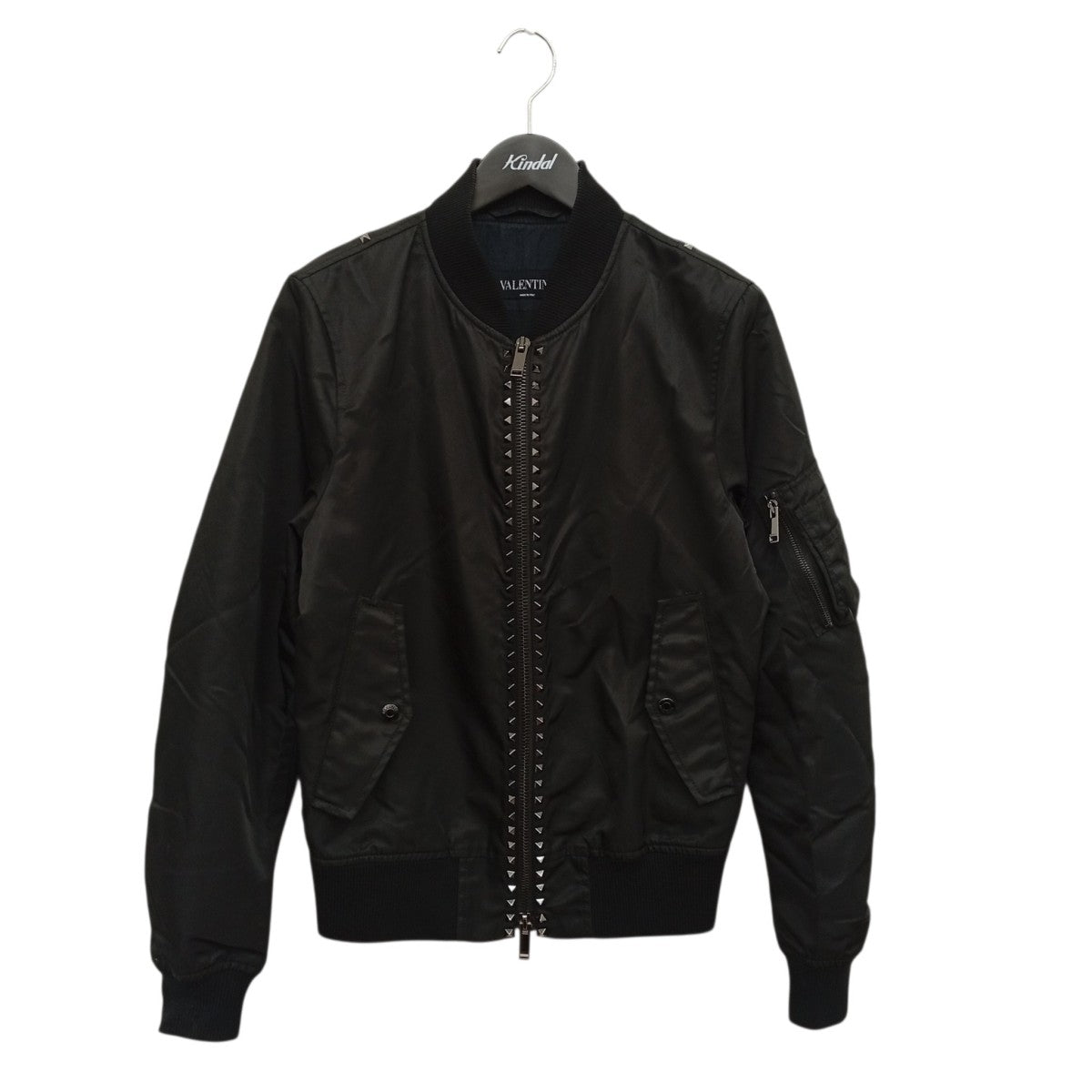 VALENTINO ロックスタッズボンバージャケットNV0CI1602KP 古着・中古-1枚目のアイテム画像