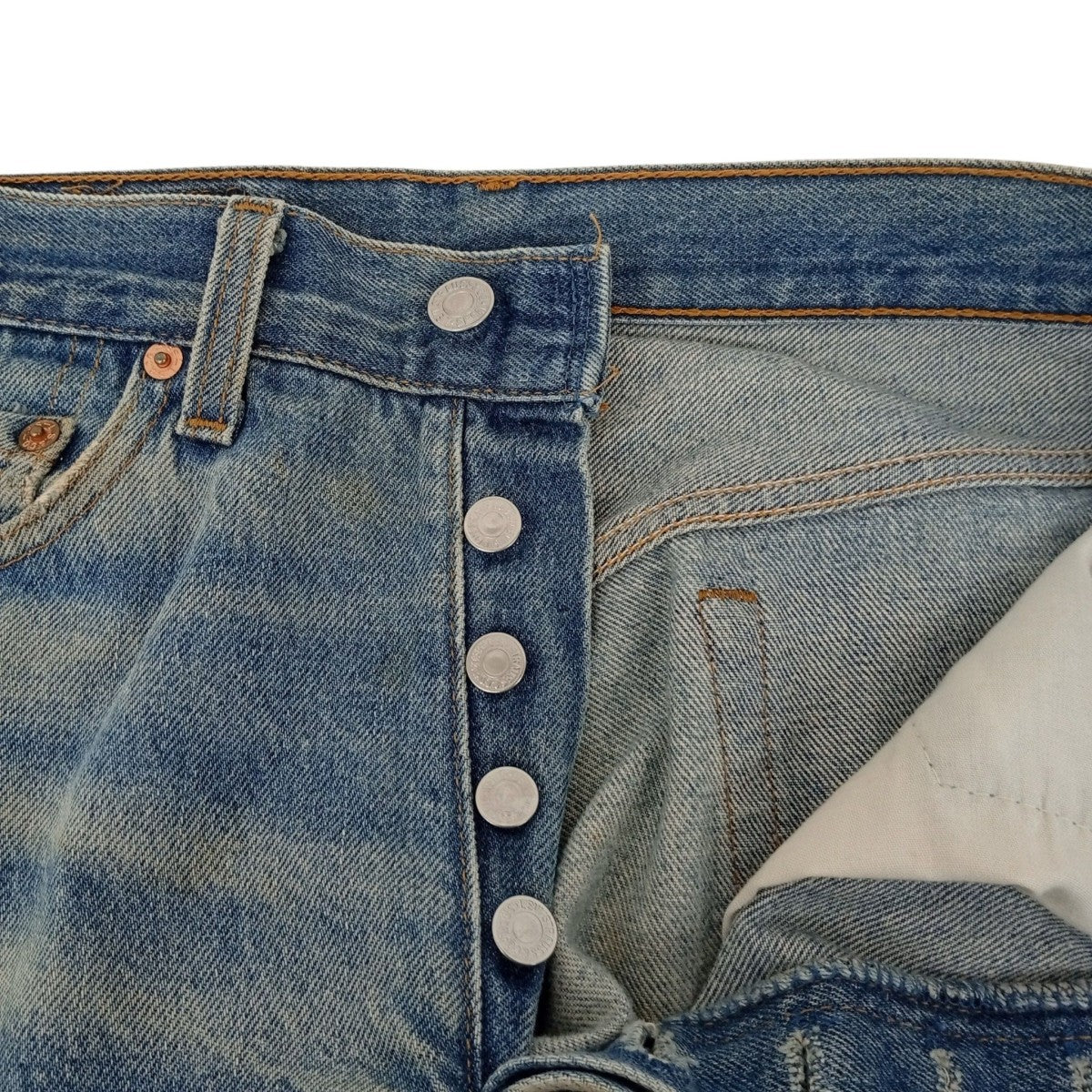 LEVI'S(リーバイス) 501XX 裏ボタン524 USA製デニムパンツ インディゴ