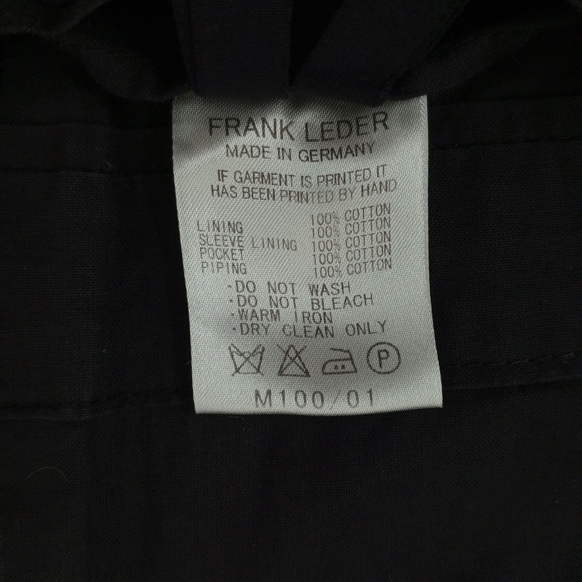 FRANK LEDER DEUTSCHELEDER JACKETジャケット0723085 古着・中古-7枚目のアイテム画像