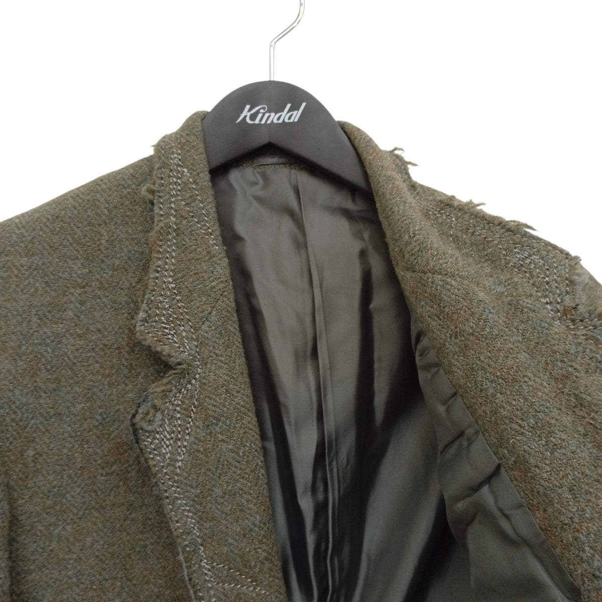 Rebuild by Needles×Harris Tweed Rough Out Jacketテーラードジャケット 古着・中古-6枚目のアイテム画像