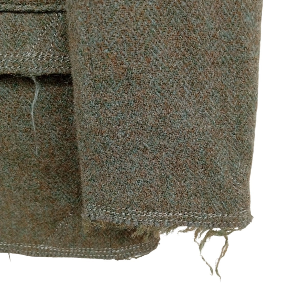 Rebuild by Needles×Harris Tweed Rough Out Jacketテーラードジャケット 古着・中古-7枚目のアイテム画像