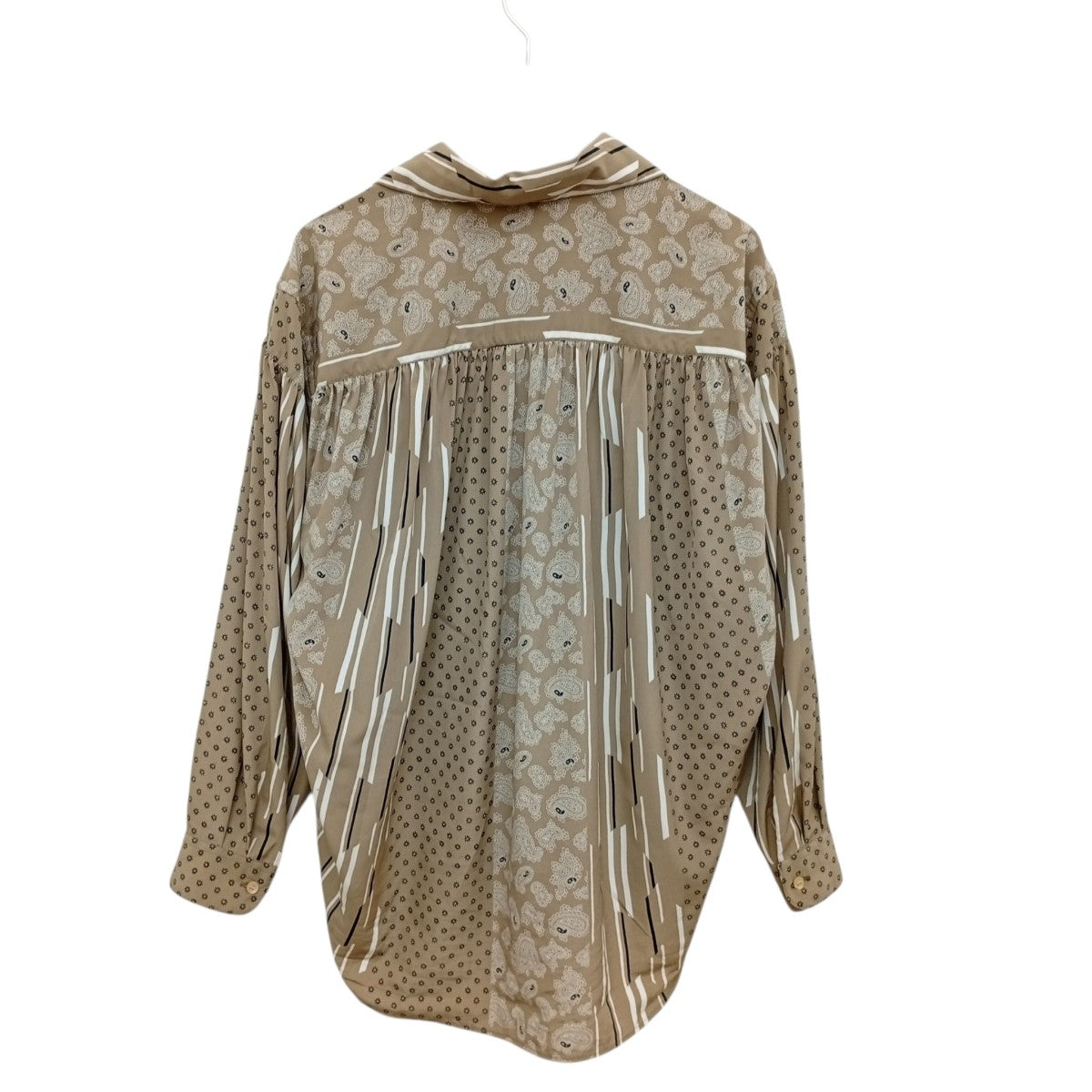 AiE Painter Shirt Multi Pattern Striped Cloth総柄シャツQV811 古着・中古-2枚目のアイテム画像