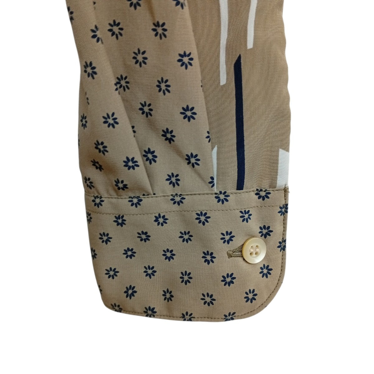 AiE Painter Shirt Multi Pattern Striped Cloth総柄シャツQV811 古着・中古-6枚目のアイテム画像