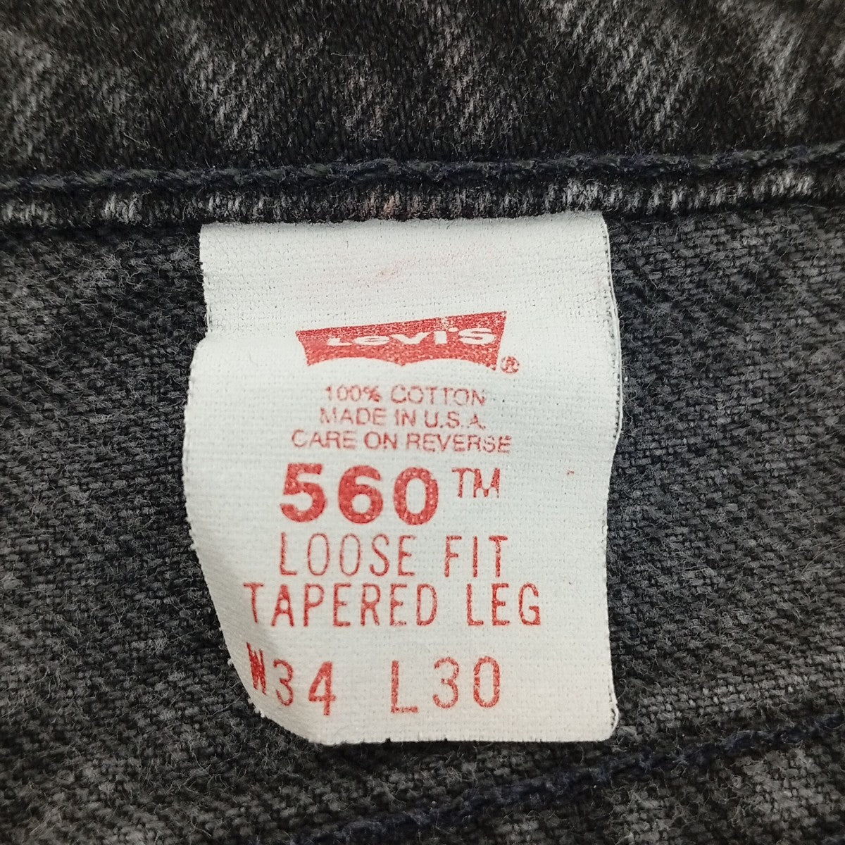 560 オレンジタブ USA製 LOOSE FIT RAPERED LEGデニムパンツ42560-4159