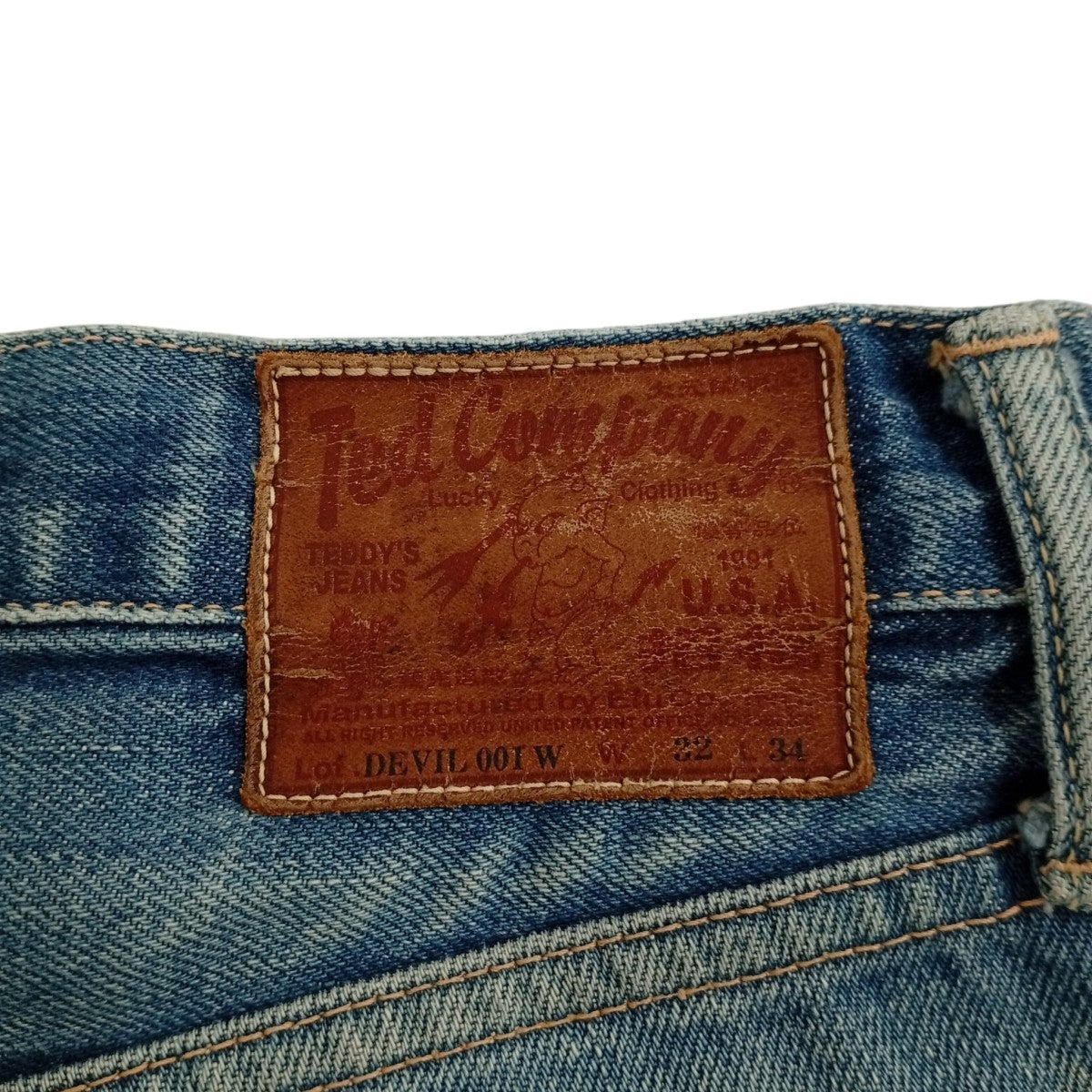 TED MAN DEVIL 001Wデニムパンツ