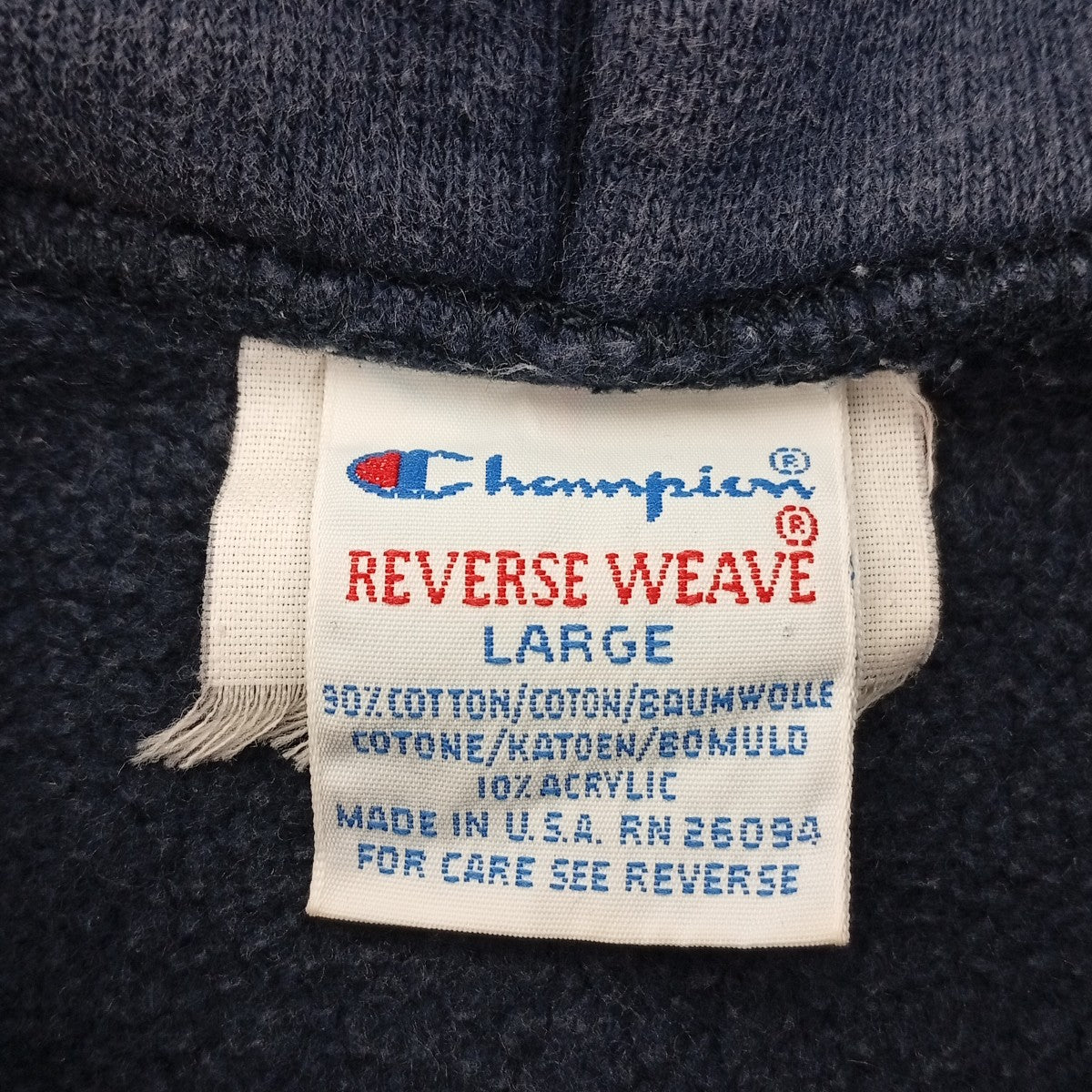Champion 90’s リバースウィーブパーカー 古着・中古-3枚目のアイテム画像