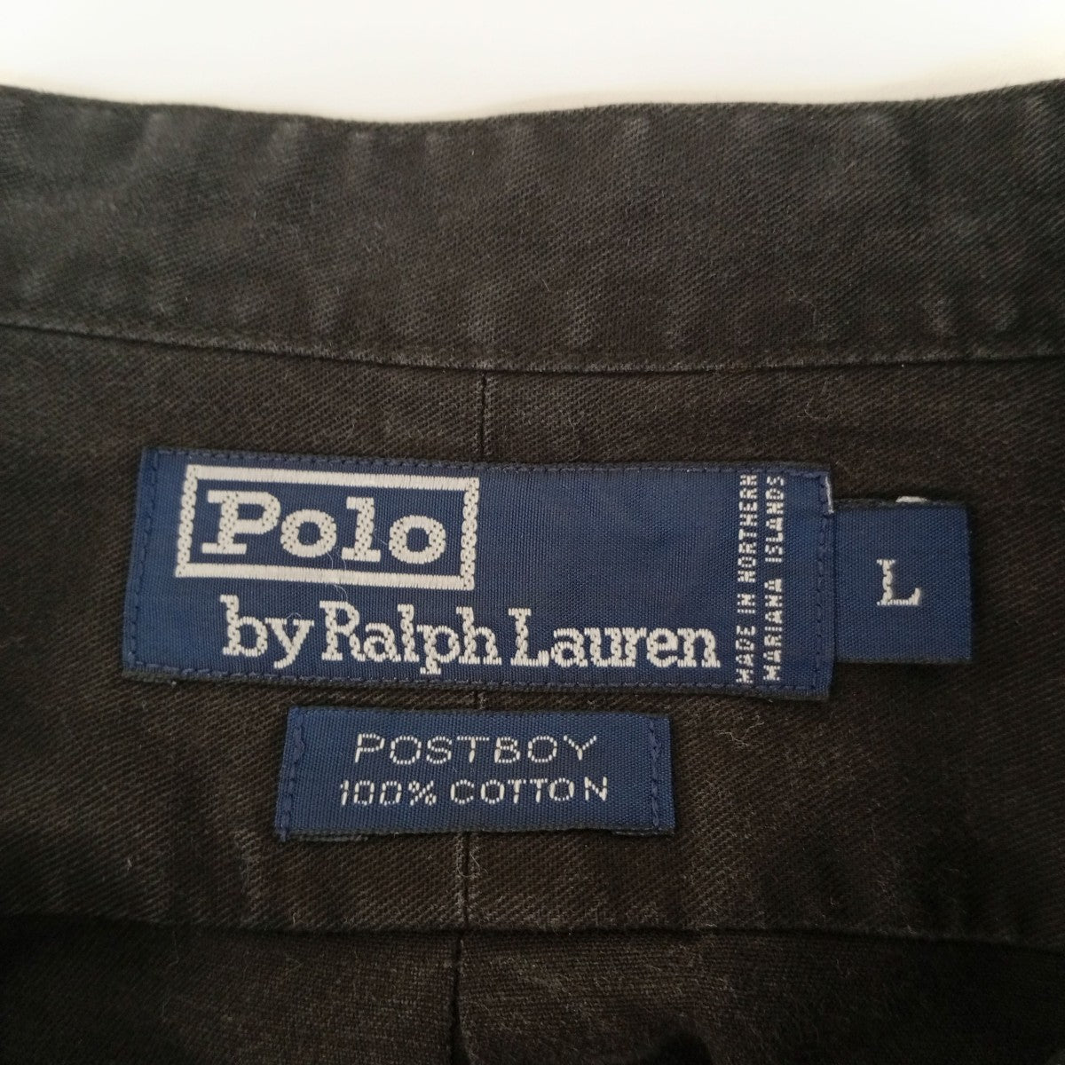 POLO RALPH LAUREN POST BOYノーカラーシャツ 古着・中古-3枚目のアイテム画像