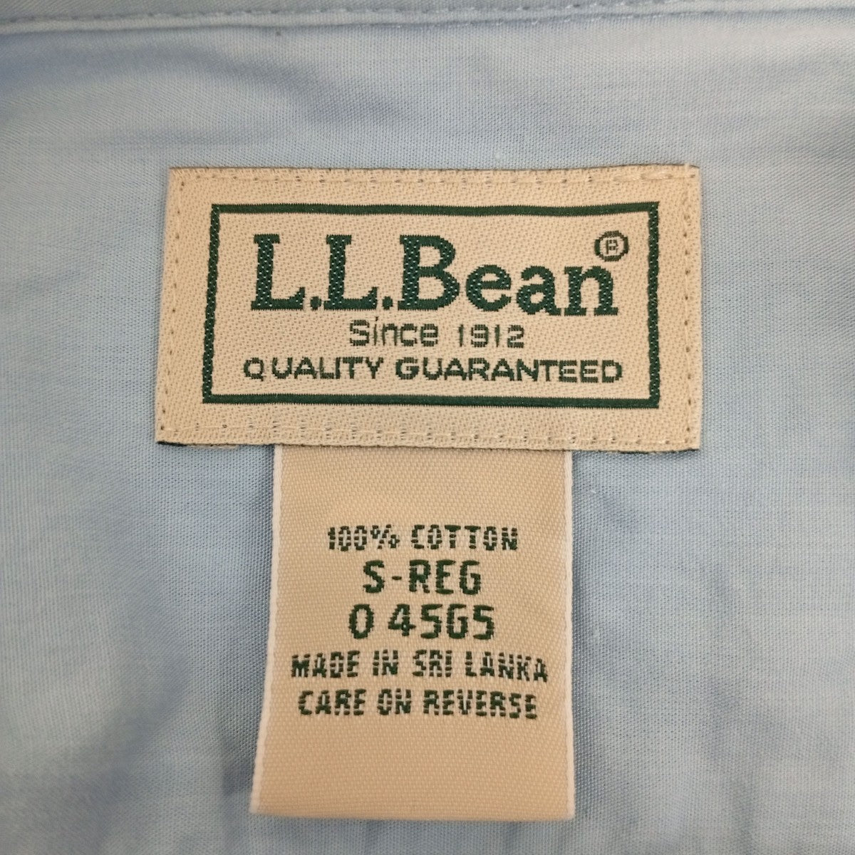 L．L．Bean ポプリンシャツ 古着・中古-3枚目のアイテム画像
