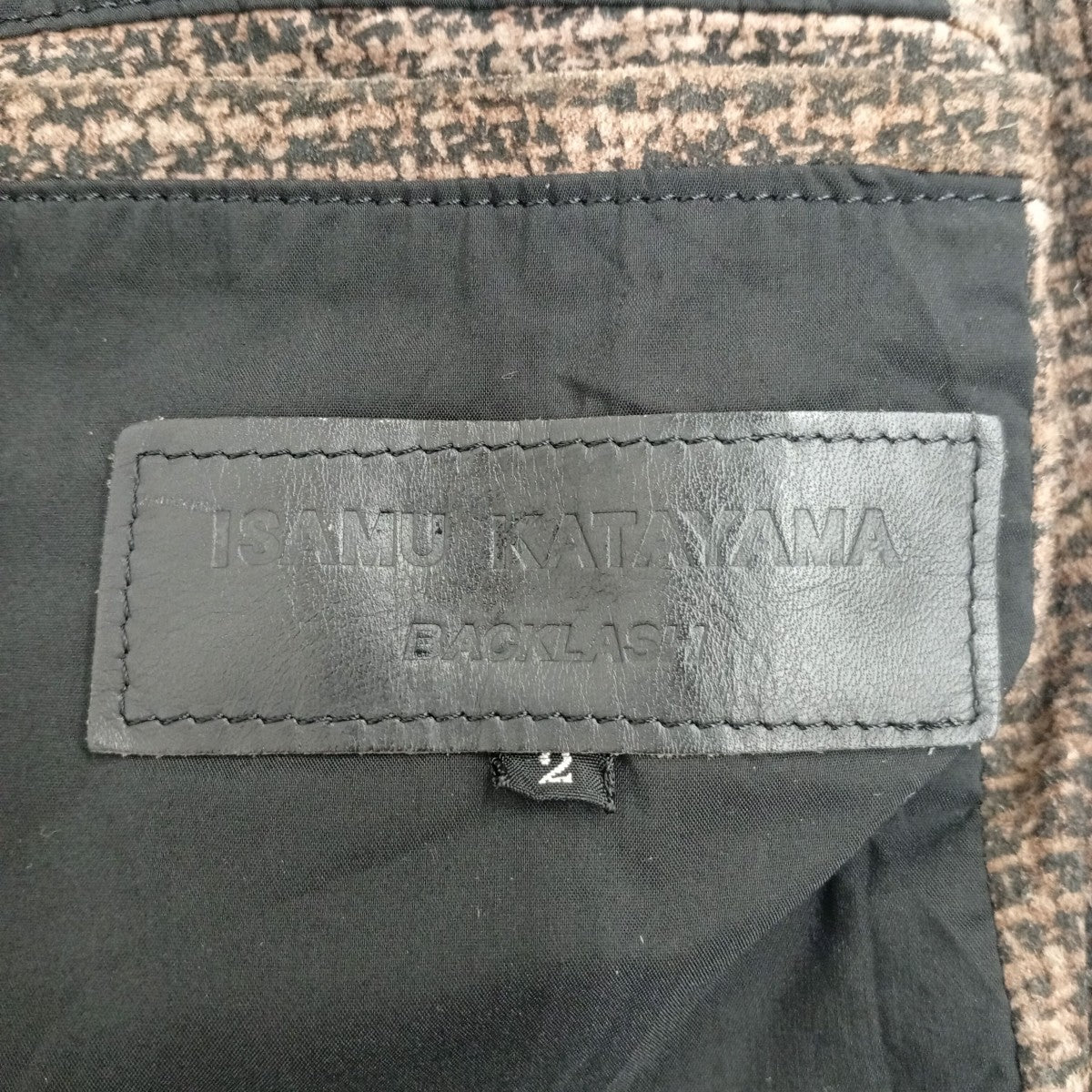 ISAMU KATAYAMA BACKLASH レザーコート936-05 古着・中古-3枚目のアイテム画像