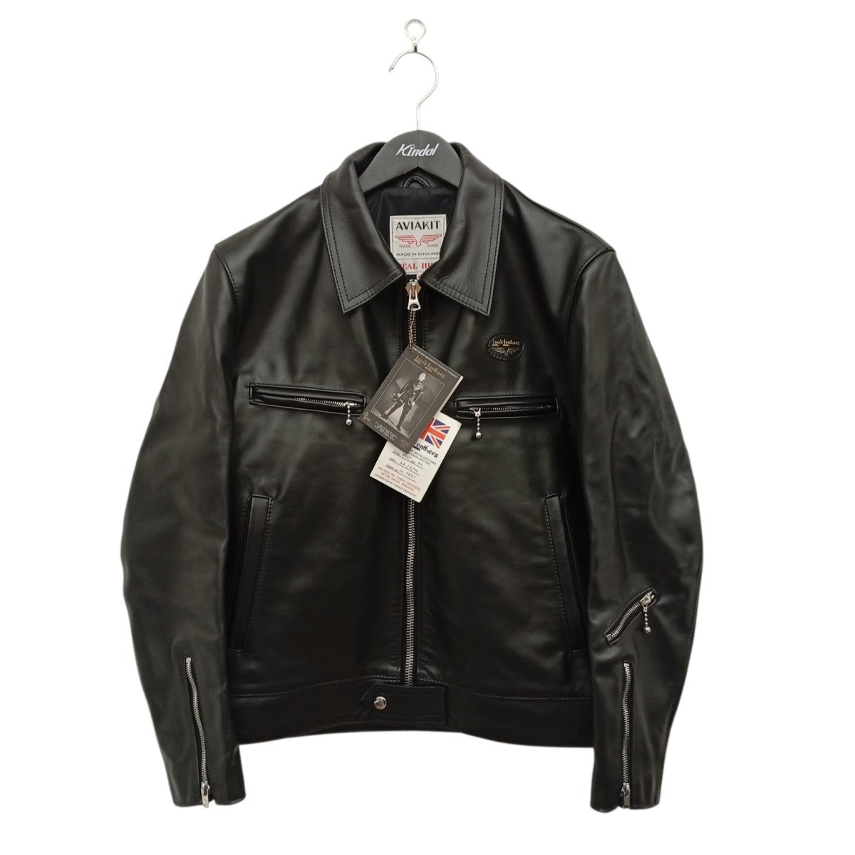 Lewis Leathers DOMINATOR TIGHT FIT ホースハイドレザージャケット551T 古着・中古-1枚目のアイテム画像