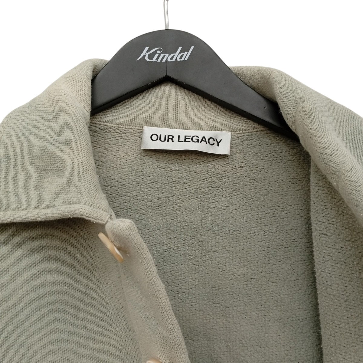 OUR LEGACY 24AWSHELTER CARDIGAN ダメージ加工スウェットジャケットM4246SA 古着・中古-7枚目のアイテム画像