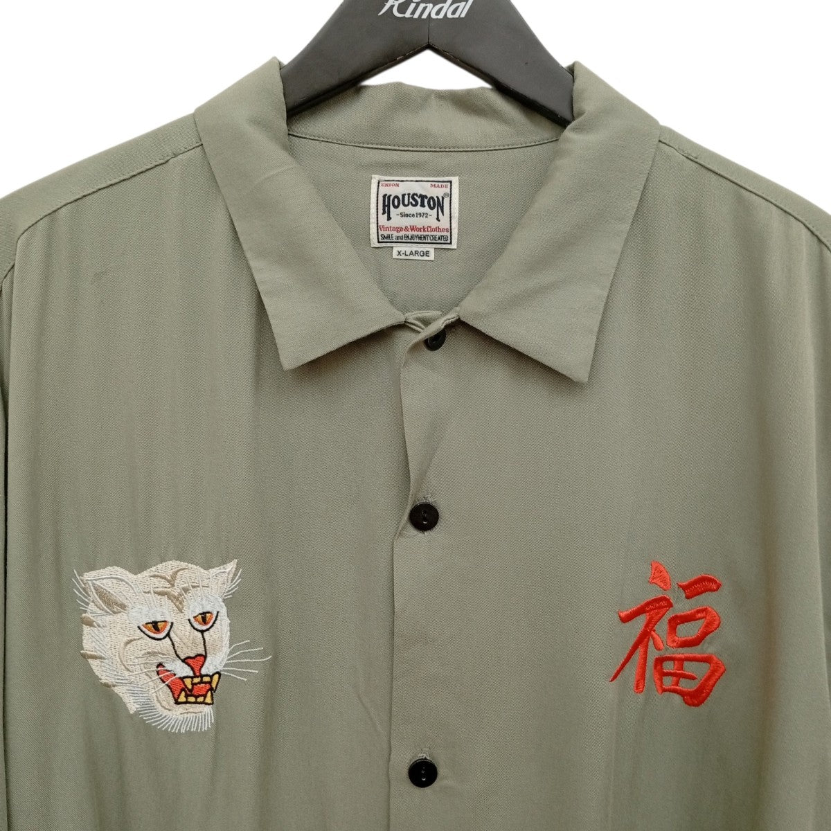 HOUSTON SOUVENIR L S SHIRTシャツ41068 古着・中古-5枚目のアイテム画像