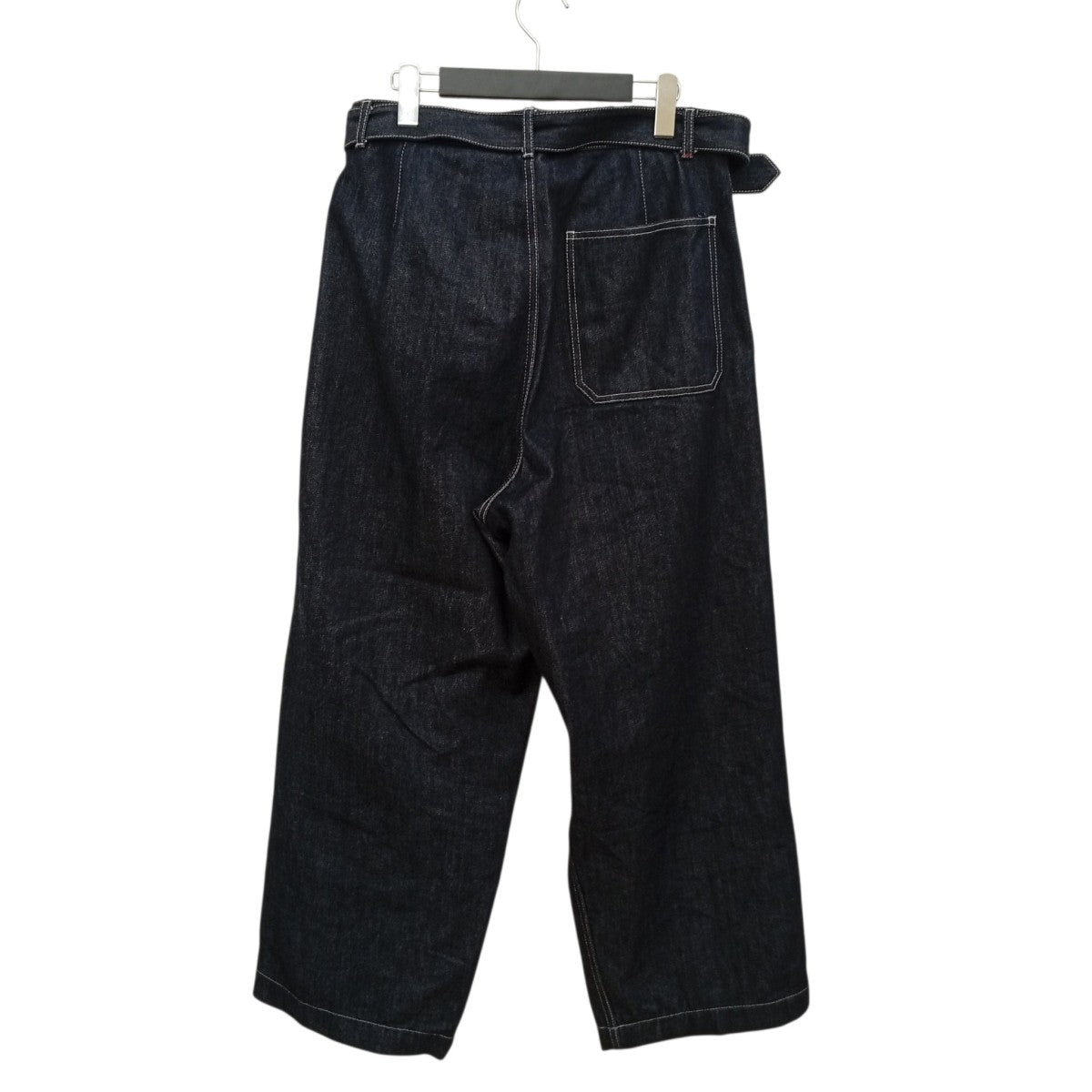 Graphpaper SELVAGE DENIM BELTED PANTSデニムパンツGU243-40192RB 古着・中古-2枚目のアイテム画像