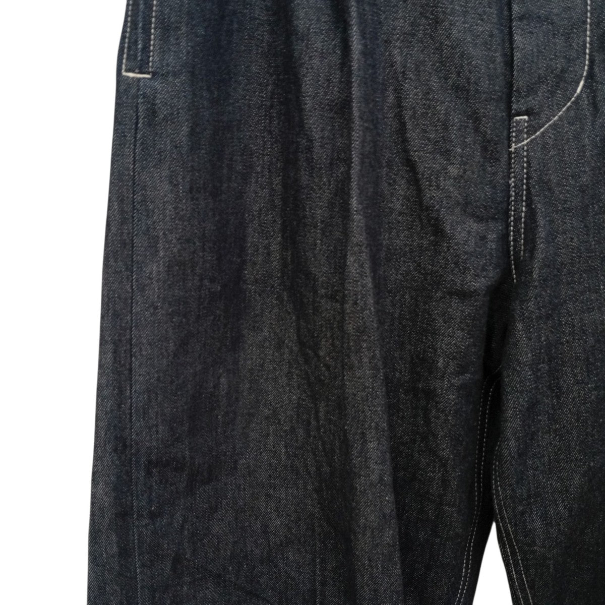 Graphpaper SELVAGE DENIM BELTED PANTSデニムパンツGU243-40192RB 古着・中古-3枚目のアイテム画像