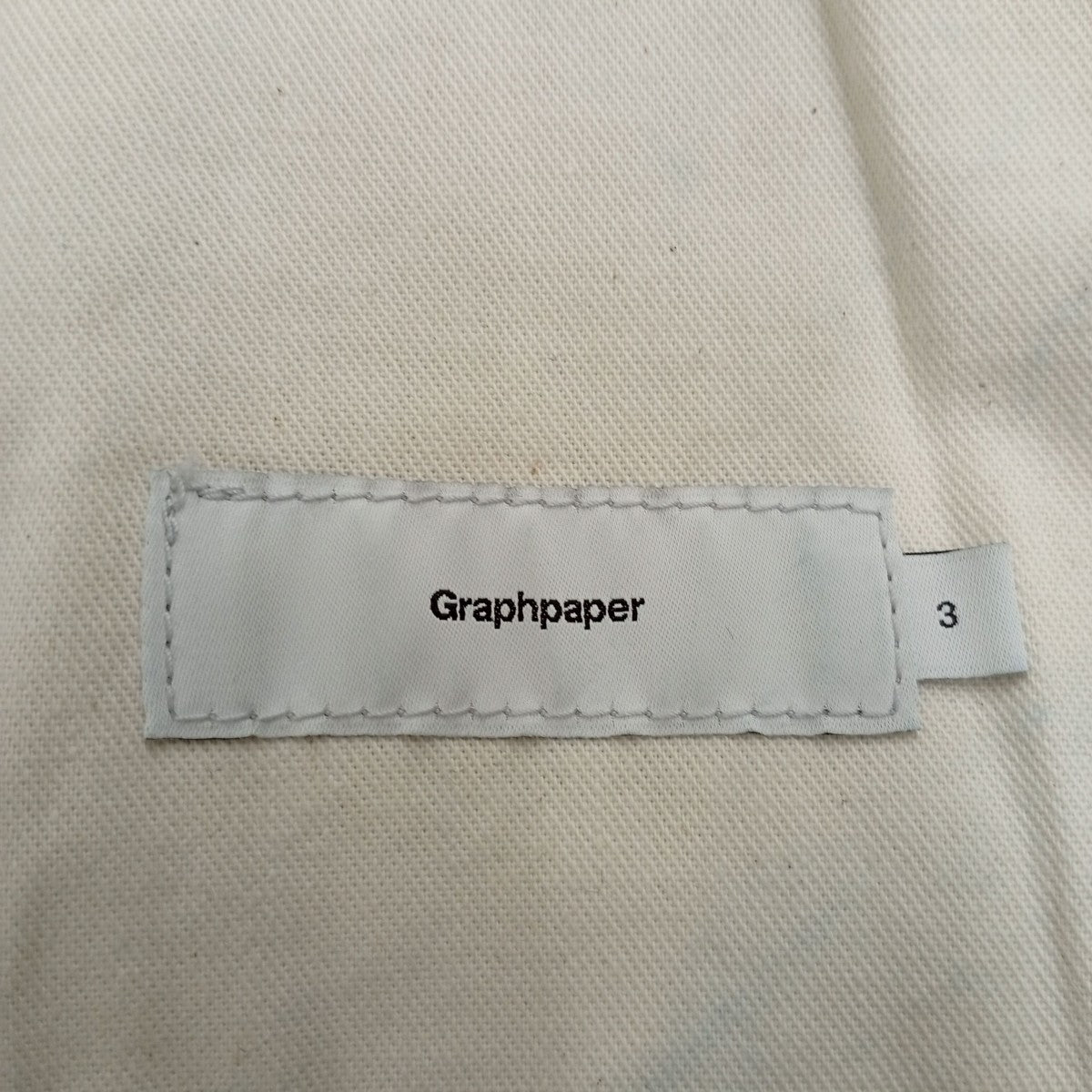 Graphpaper SELVAGE DENIM BELTED PANTSデニムパンツGU243-40192RB 古着・中古-5枚目のアイテム画像