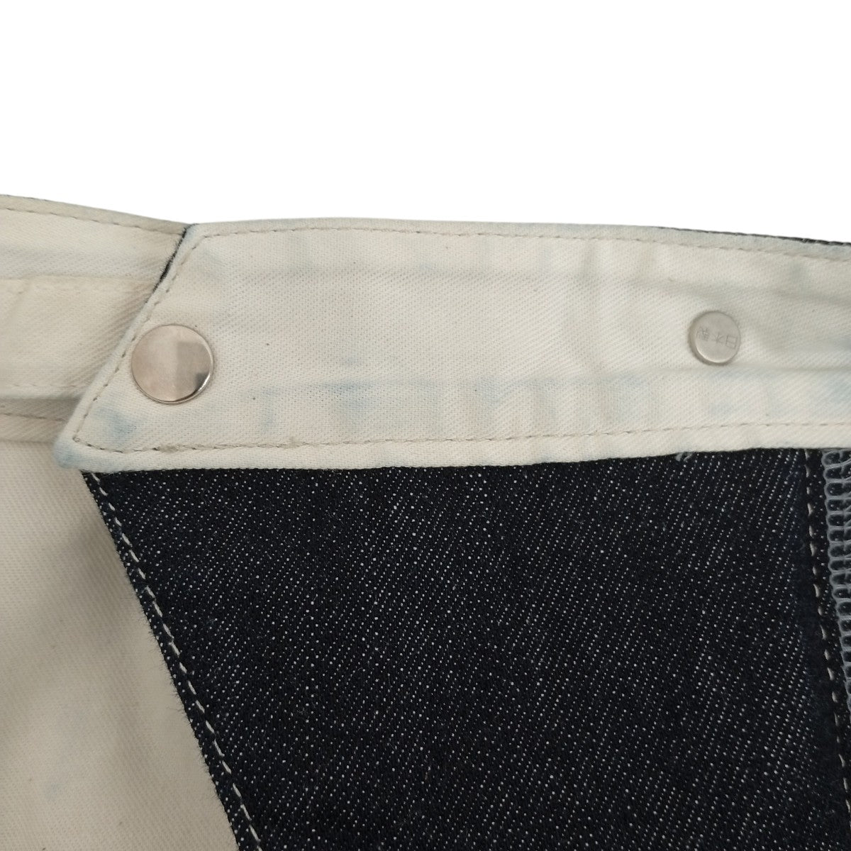 Graphpaper SELVAGE DENIM BELTED PANTSデニムパンツGU243-40192RB 古着・中古-8枚目のアイテム画像