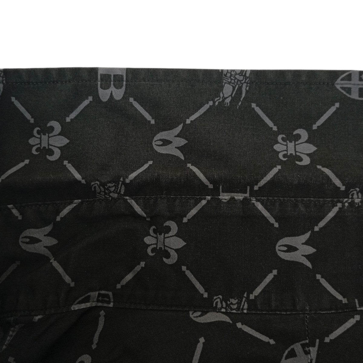 BURBERRY BLACK LABEL 総柄シャツBMW02-003-09 古着・中古-3枚目のアイテム画像