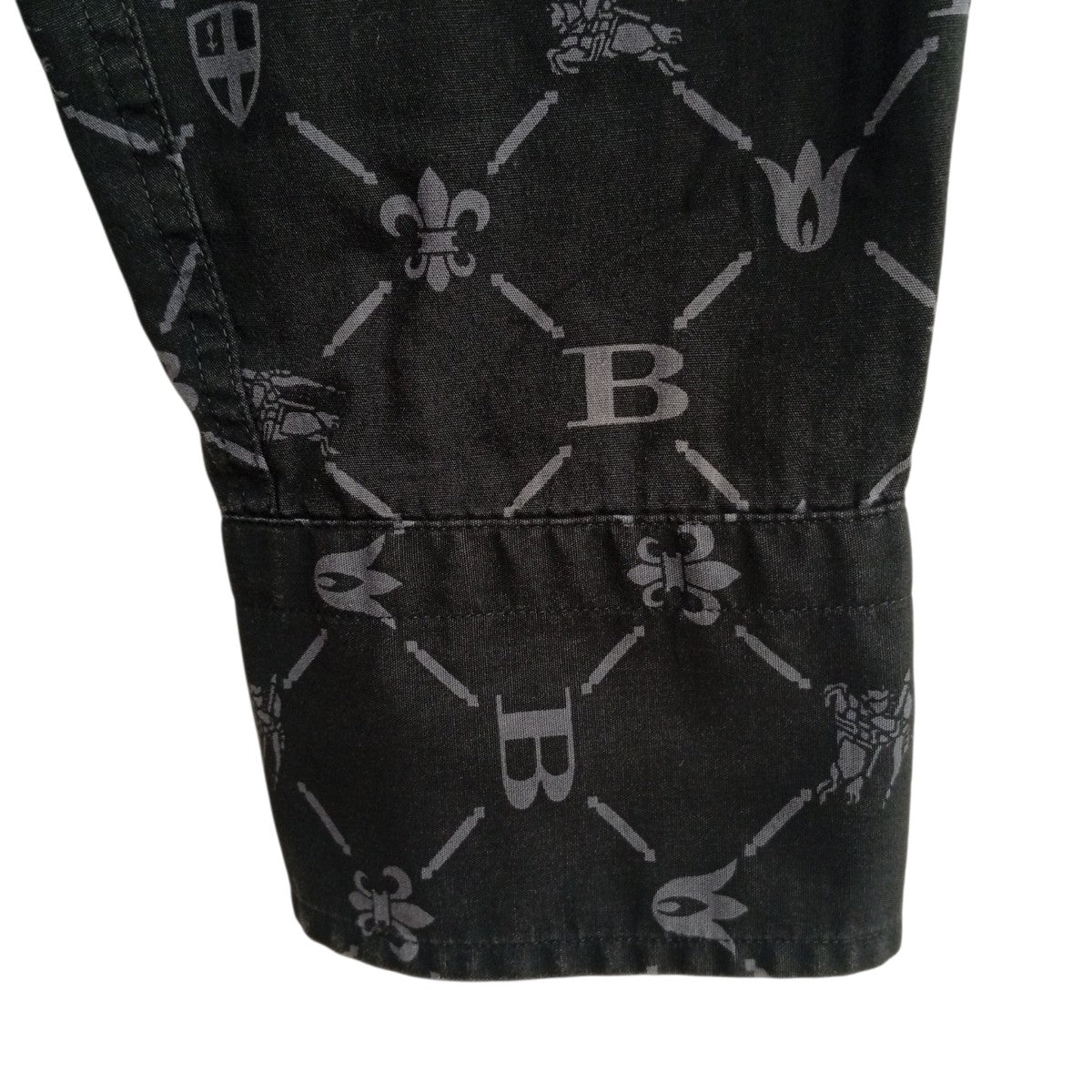 BURBERRY BLACK LABEL 総柄シャツBMW02-003-09 古着・中古-8枚目のアイテム画像