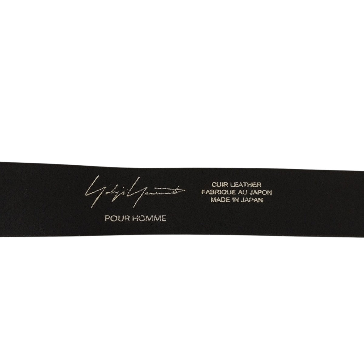 MATT SOFT OIL LEATHER 30MM PLAIN BELTベルトHK-F01-766-1-03