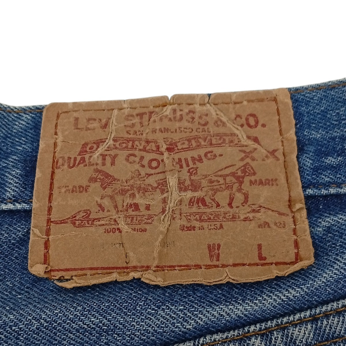 LEVI’S ボタン裏555デニムパンツ55478 古着・中古-6枚目のアイテム画像