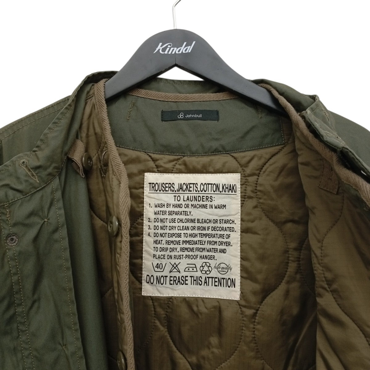 Johnbull ライナー付モッズコート16595SHK 古着・中古-4枚目のアイテム画像