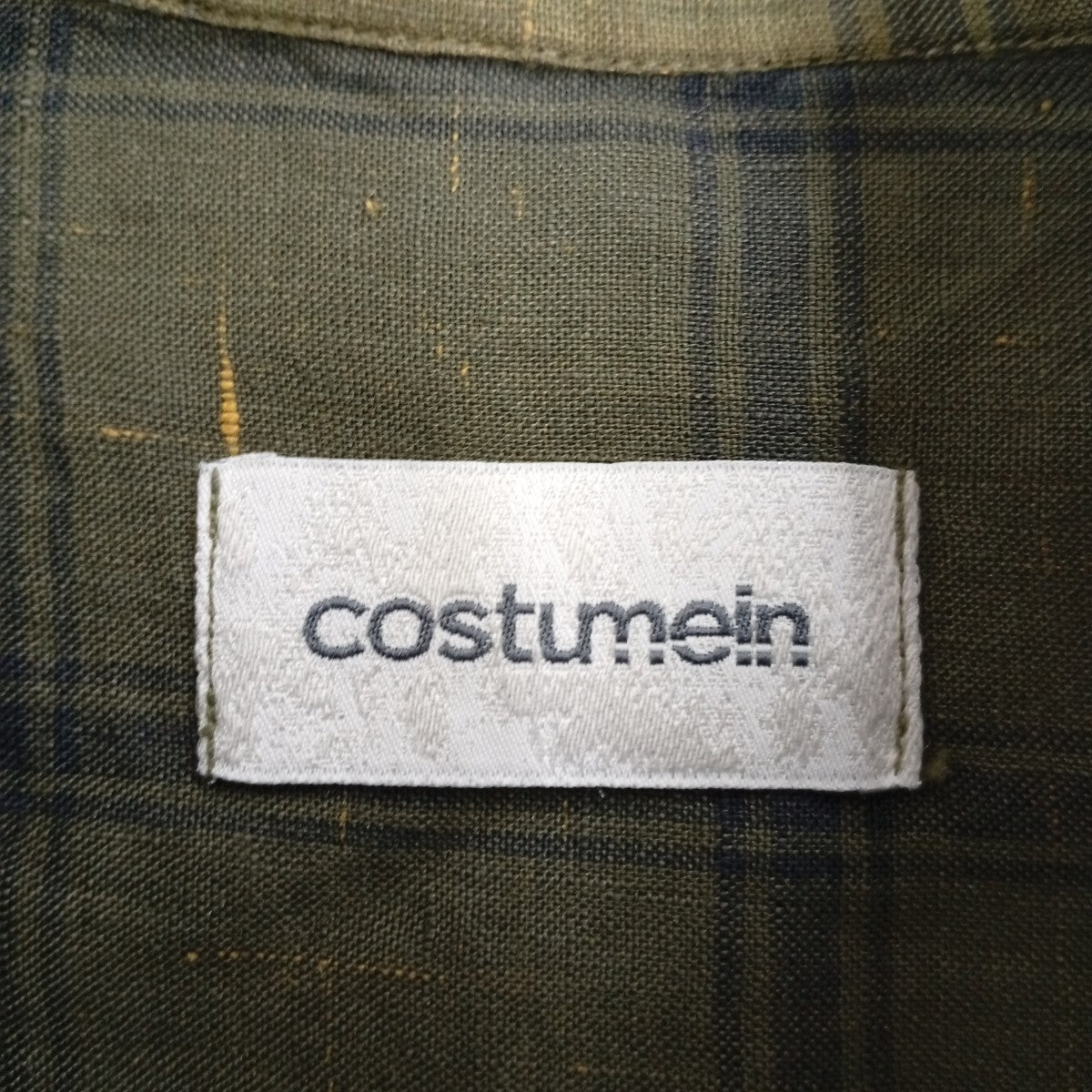 COSTMEIN ノーカラーシャツ 古着・中古-3枚目のアイテム画像
