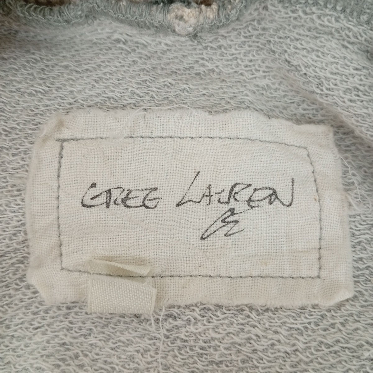 GREG LAUREN ドッキングパーカー 古着・中古-3枚目のアイテム画像