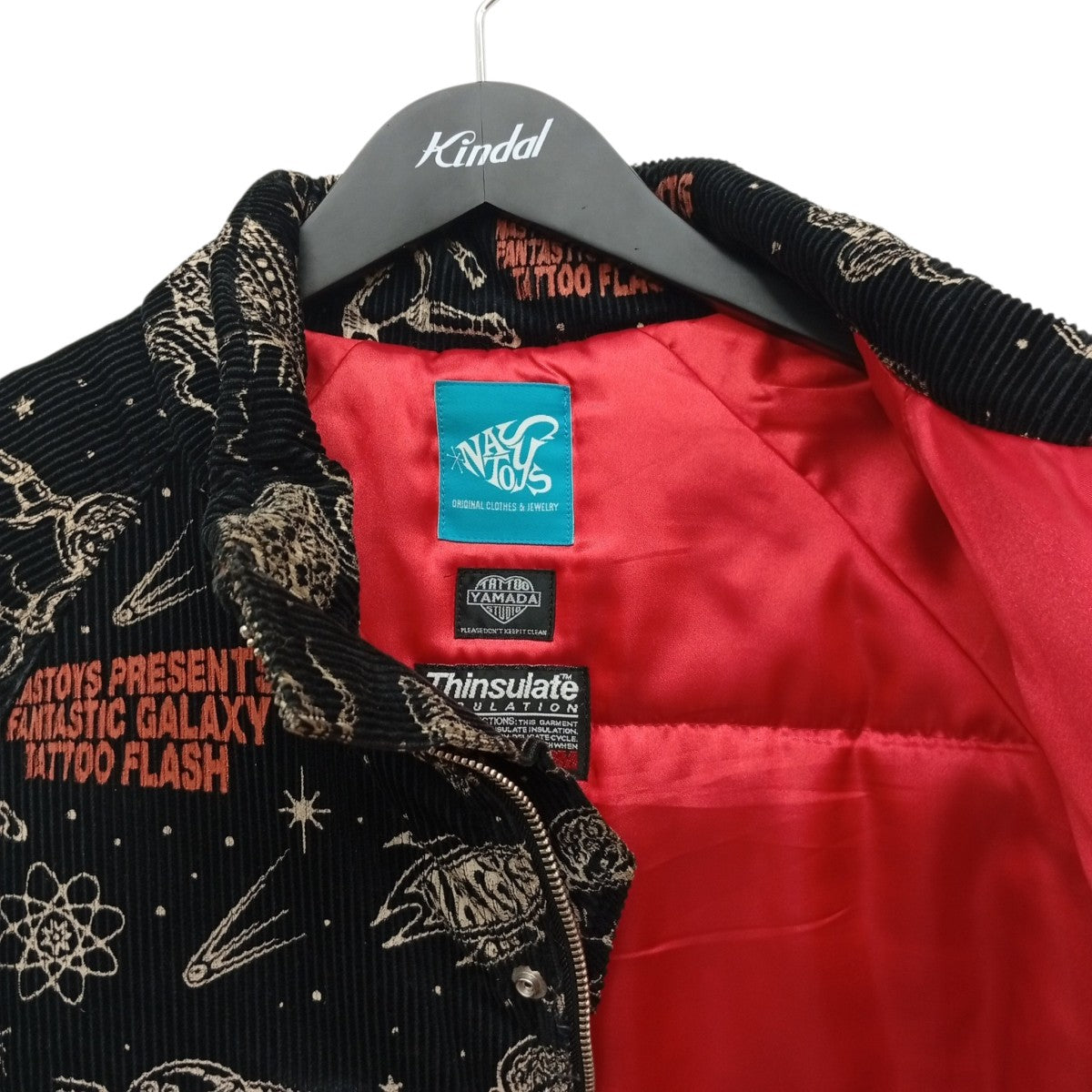 NASTOYS×TATTOO STUDIO YAMADA GALAXY TATTOO FLASH Spaceman Jacketジャケット 古着・中古-4枚目のアイテム画像