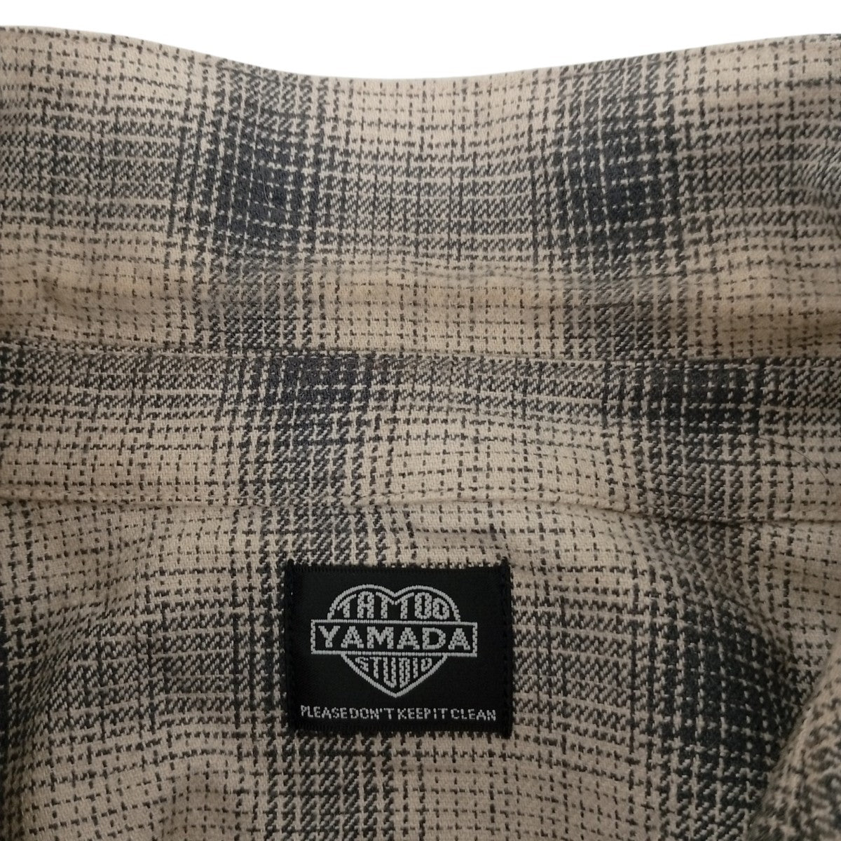 TATTOO STUDIO YAMADA チェックシャツ150-0001 古着・中古-3枚目のアイテム画像