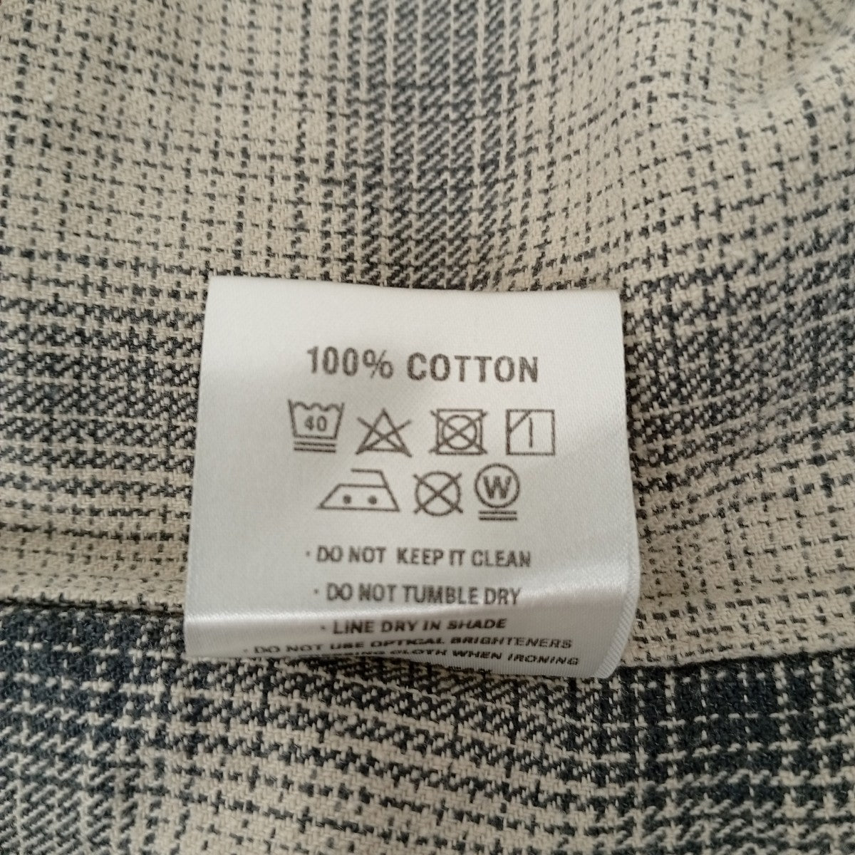 TATTOO STUDIO YAMADA チェックシャツ150-0001 古着・中古-6枚目のアイテム画像