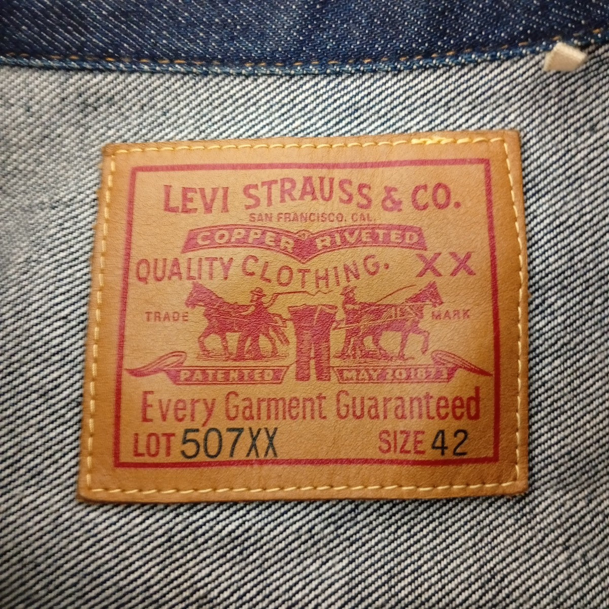 LEVI’S 507XXデニムジャケットPC9-70507-0062 古着・中古-3枚目のアイテム画像