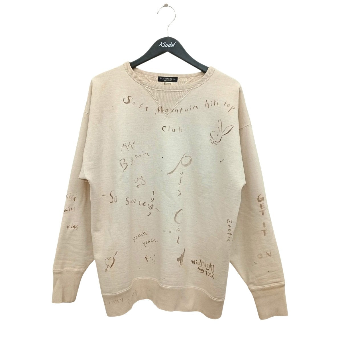 GLAD HAND×PEANUTS トレーナー 古着・中古-1枚目のアイテム画像