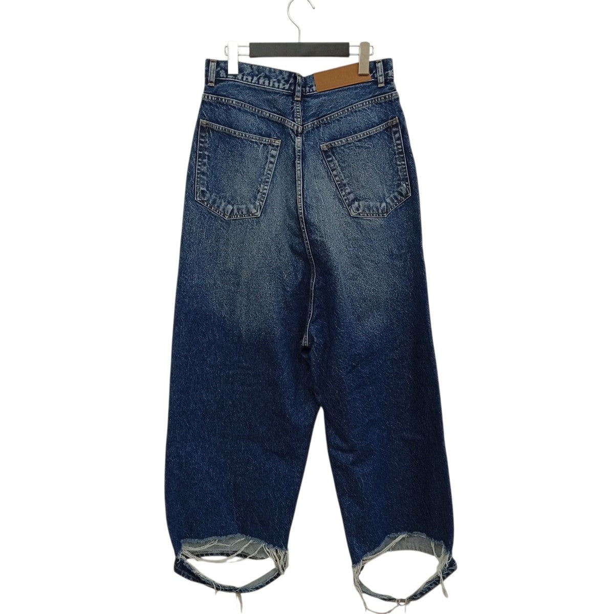 INSCRIRE Denim Loose Fit Pants ダメージ加工デニムパンツID-PT33AA 古着・中古-2枚目のアイテム画像