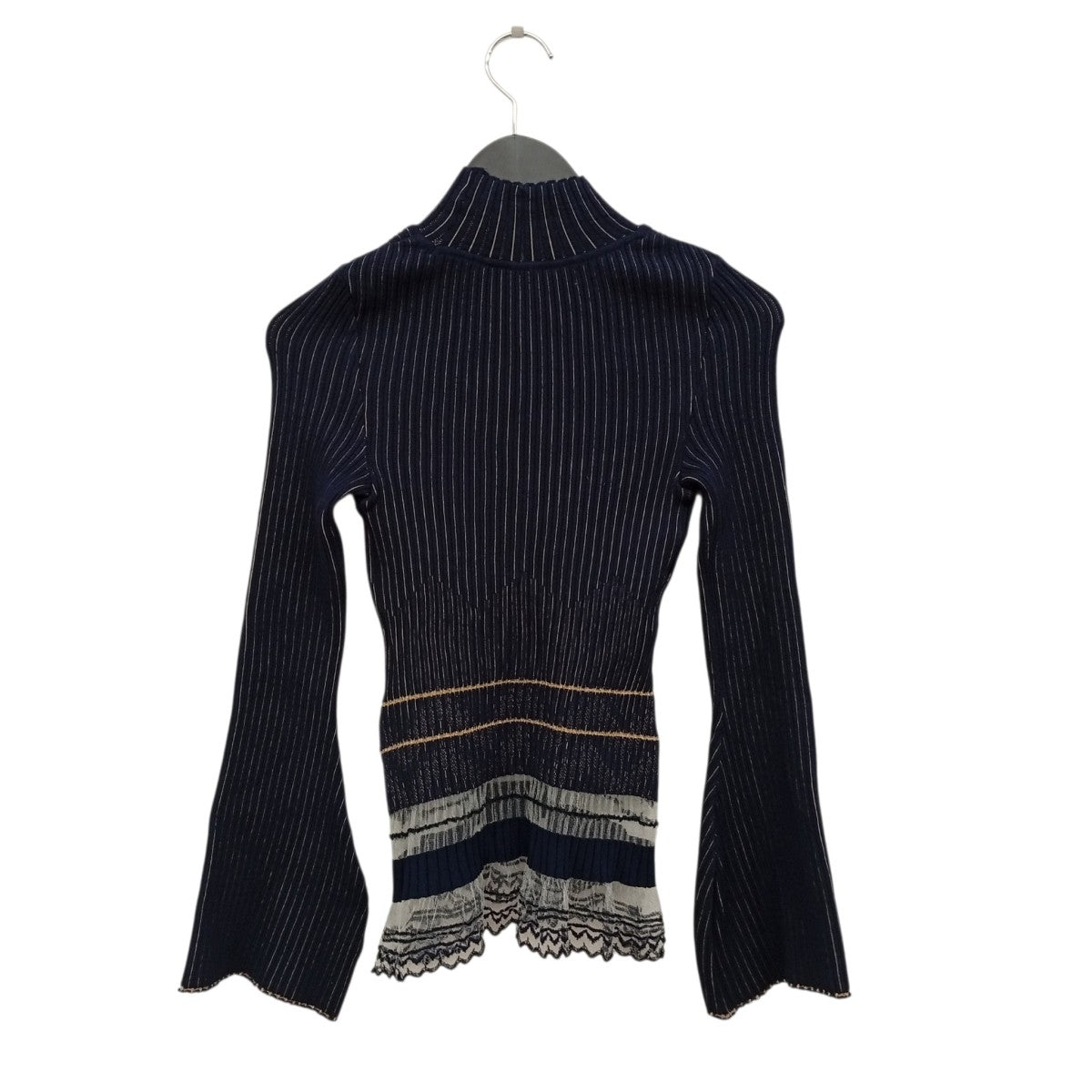 Rib Jacquard Kintted TopLayered DressセーターMM20FW-KN024
