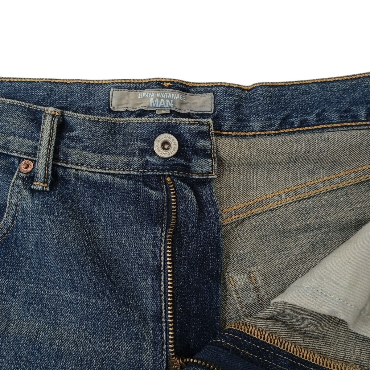 CDG JUNYA WATANABE MAN 25SSワイドストレートデニムパンツWO-P020 古着・中古-4枚目のアイテム画像