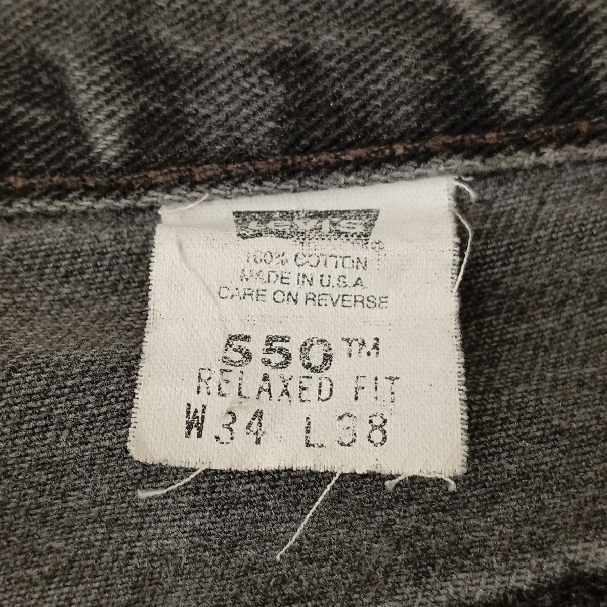 LEVI’S 550 裏554デニムパンツ 古着・中古-5枚目のアイテム画像