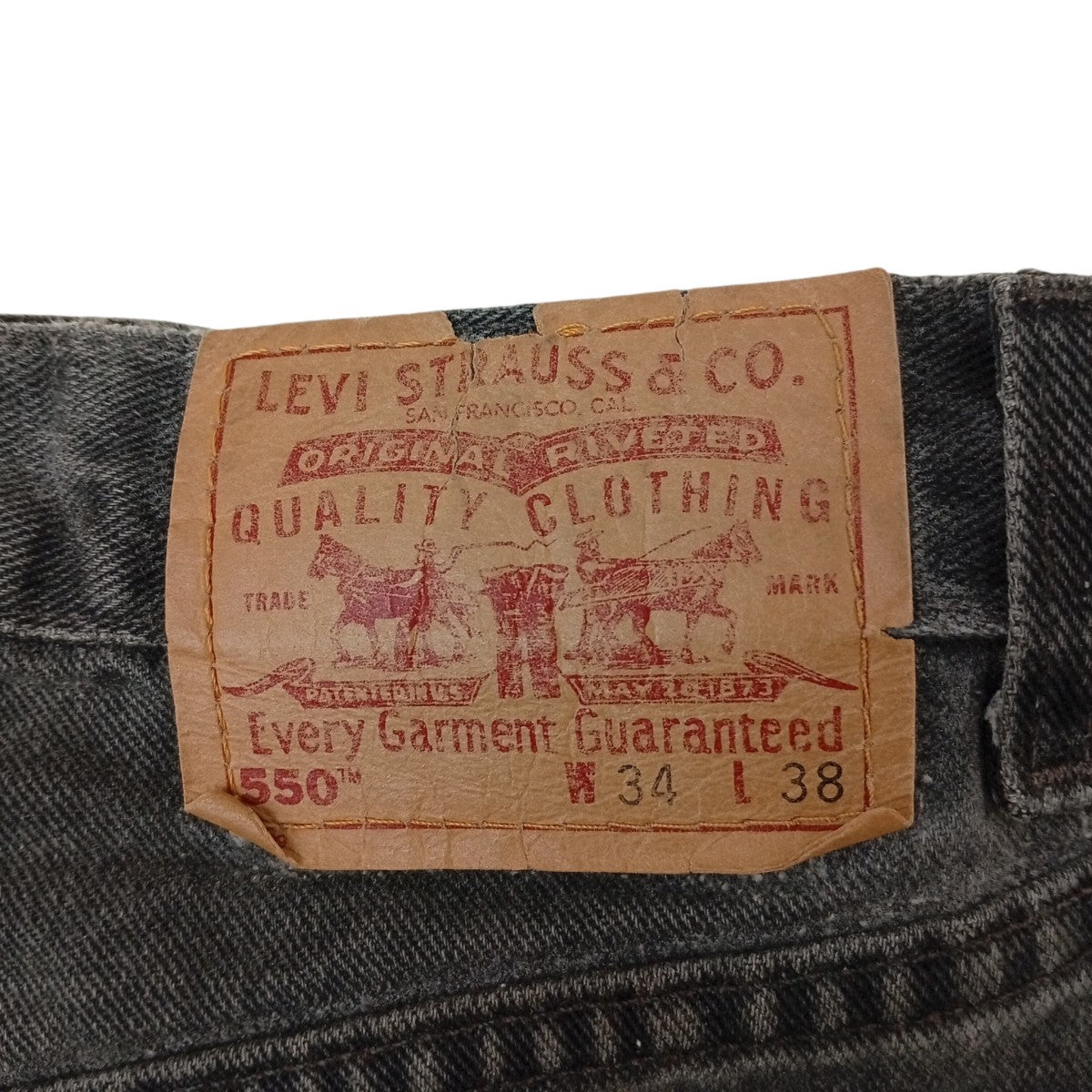 LEVI’S 550 裏554デニムパンツ 古着・中古-6枚目のアイテム画像