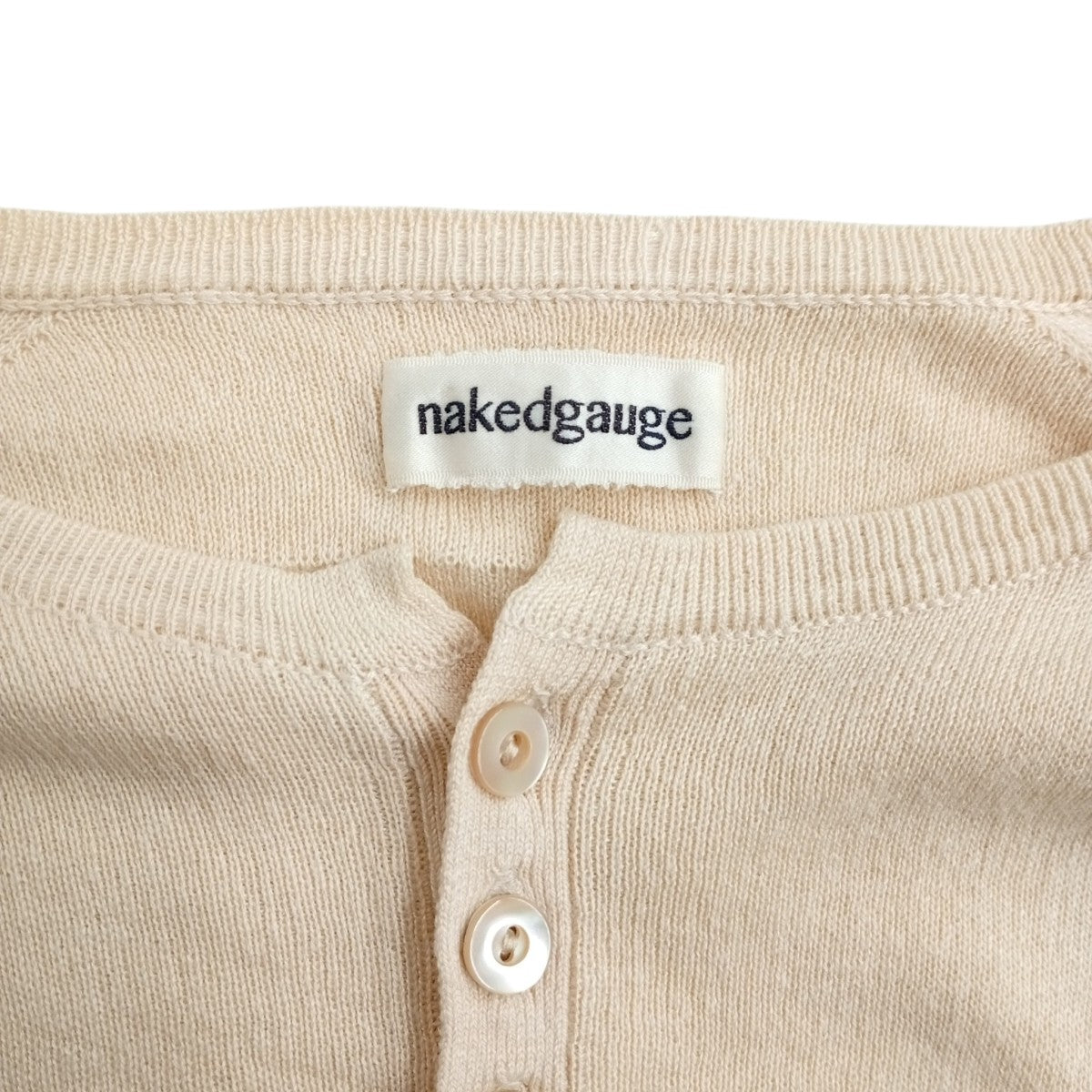 NAKEDGAUGE ヘンリーネックカットソーNG25S-KSW20 古着・中古-3枚目のアイテム画像