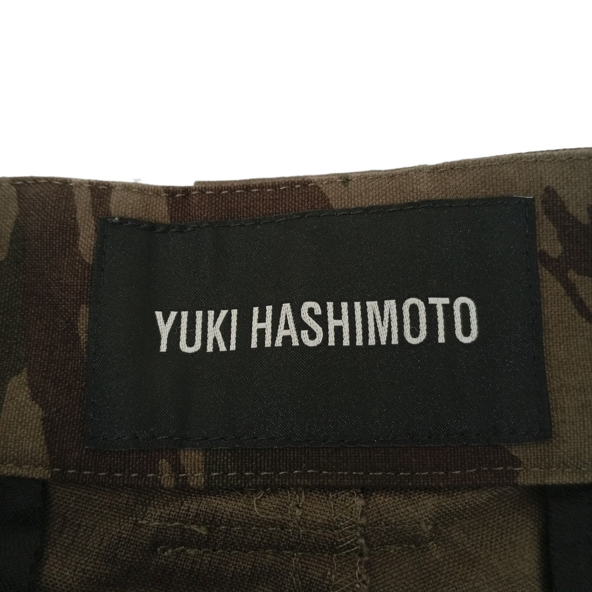 YUKI HASHIMOTO(ユウキハシモト) カモフラージュ柄カーゴパンツ251-01