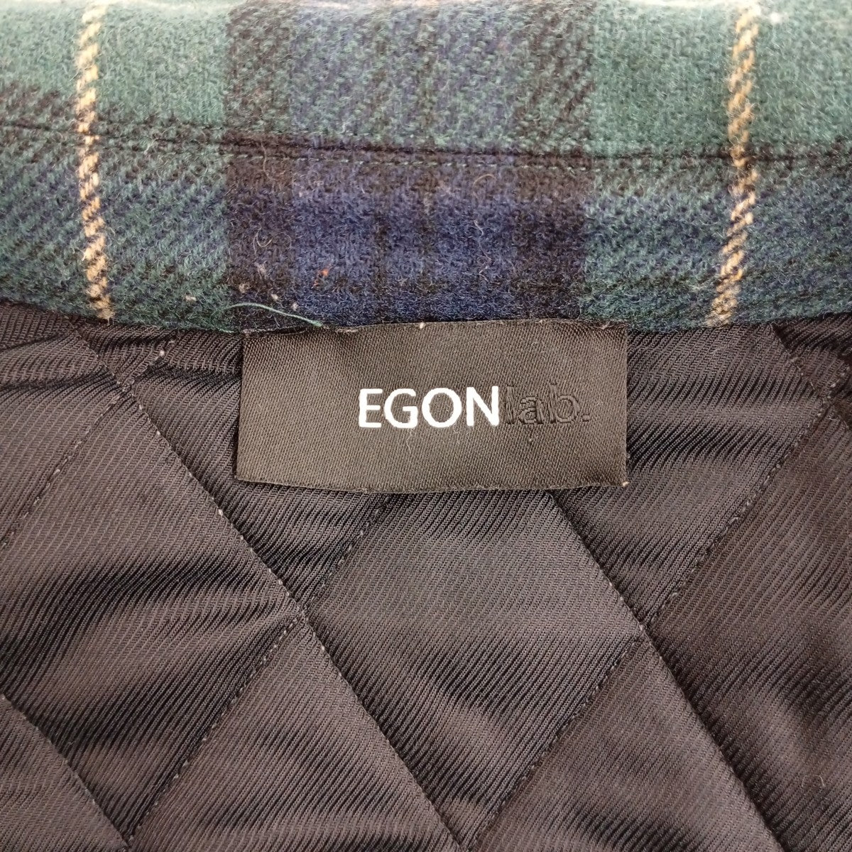 EGONlab． チェックジャケットAW21SH003B 古着・中古-7枚目のアイテム画像