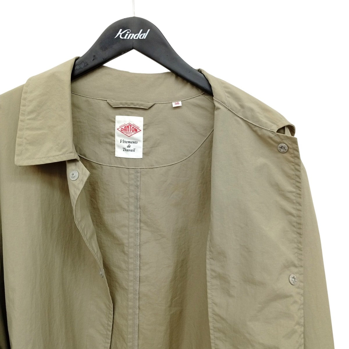 DANTON ナイロンコートJD-8120 古着・中古-4枚目のアイテム画像