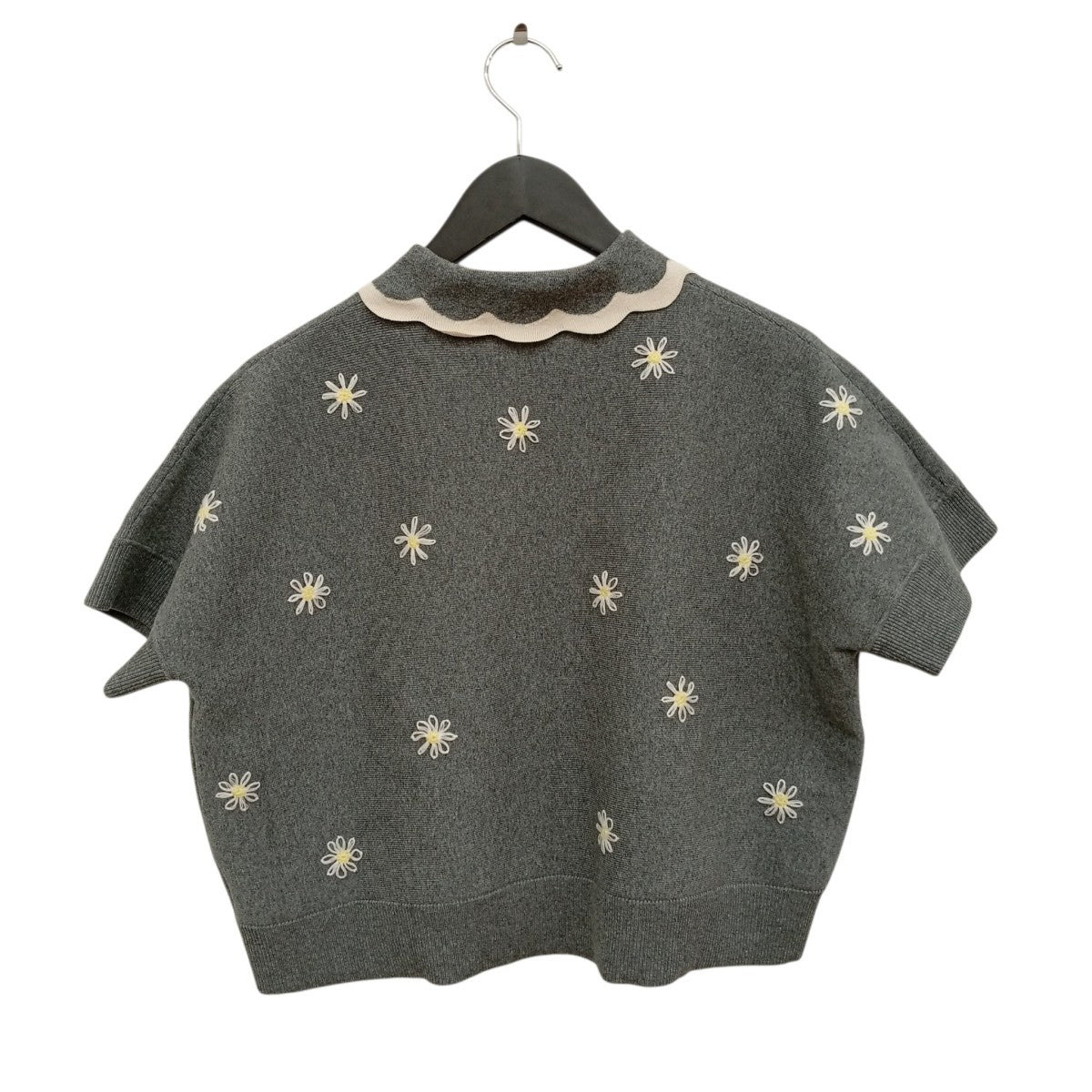 美品✨gypsohila ジプソフィア ニットポロ 2024AW ブラック Gypsohila(ジプソフィア) ニットポロシャツGPTH-504a GPTH-504a グレー