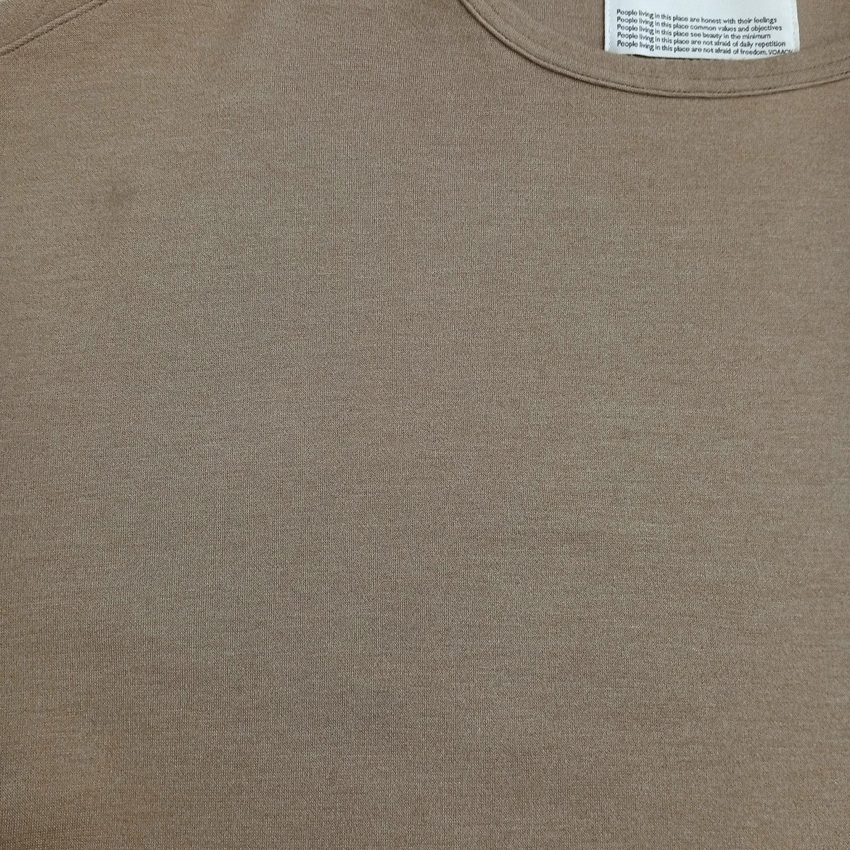 VOAAOV DUALWARM CREW NECK TOPS KNITスウェットVOTP-M51 古着・中古-9枚目のアイテム画像