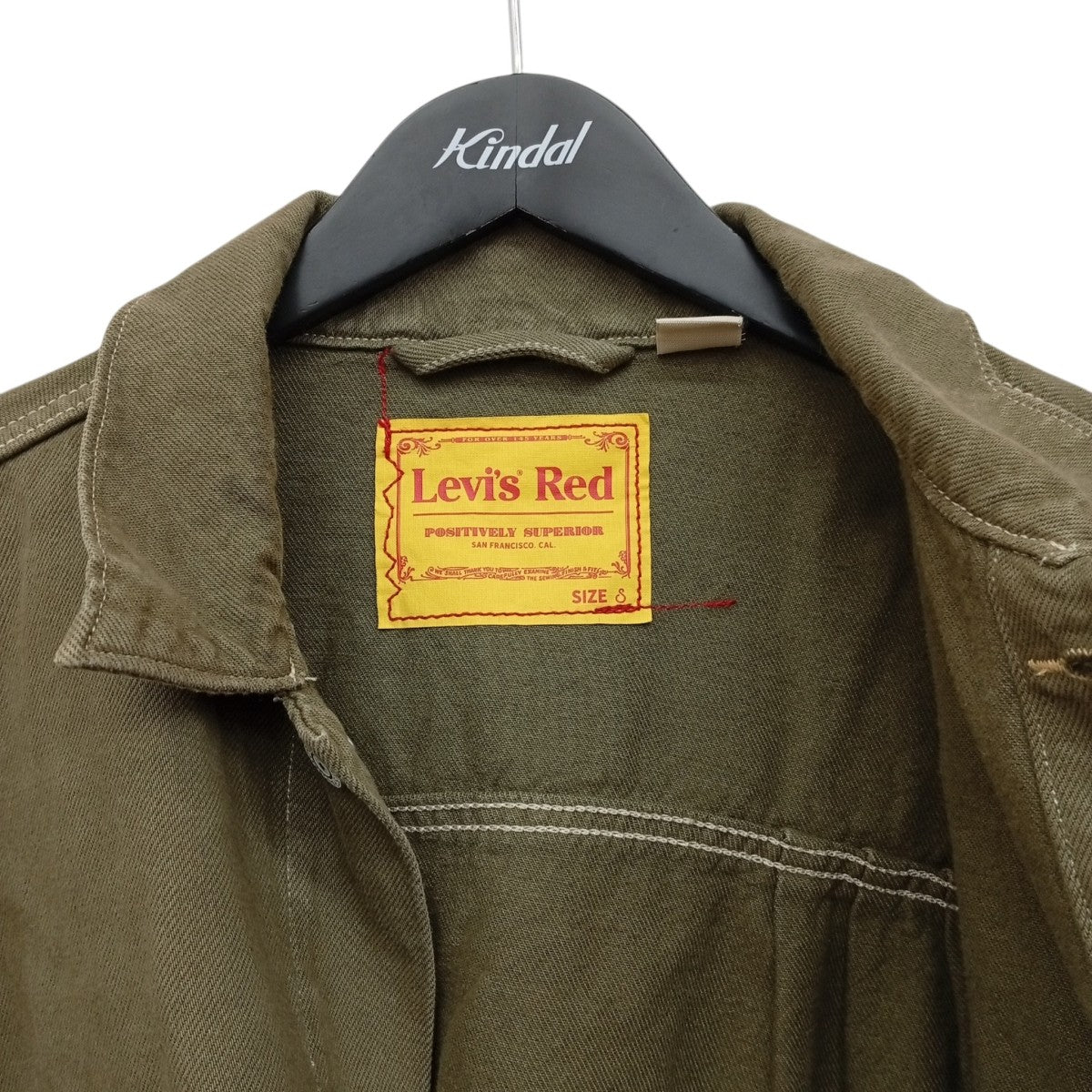 LEVI’S RED デニムジャケットPC9-A0185-0000 古着・中古-8枚目のアイテム画像