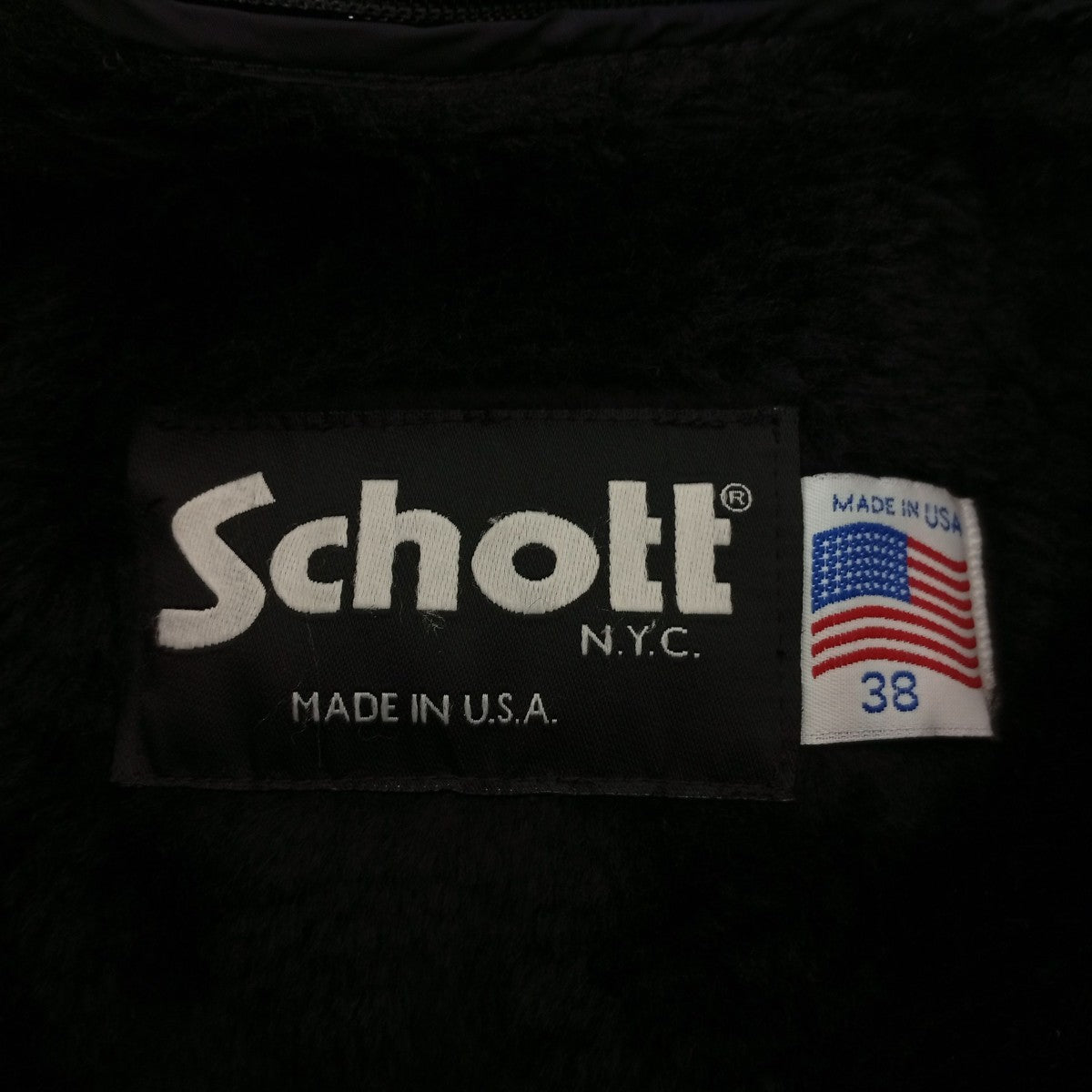 Schott ライナー付きシングルライダースジャケット6061 古着・中古-3枚目のアイテム画像