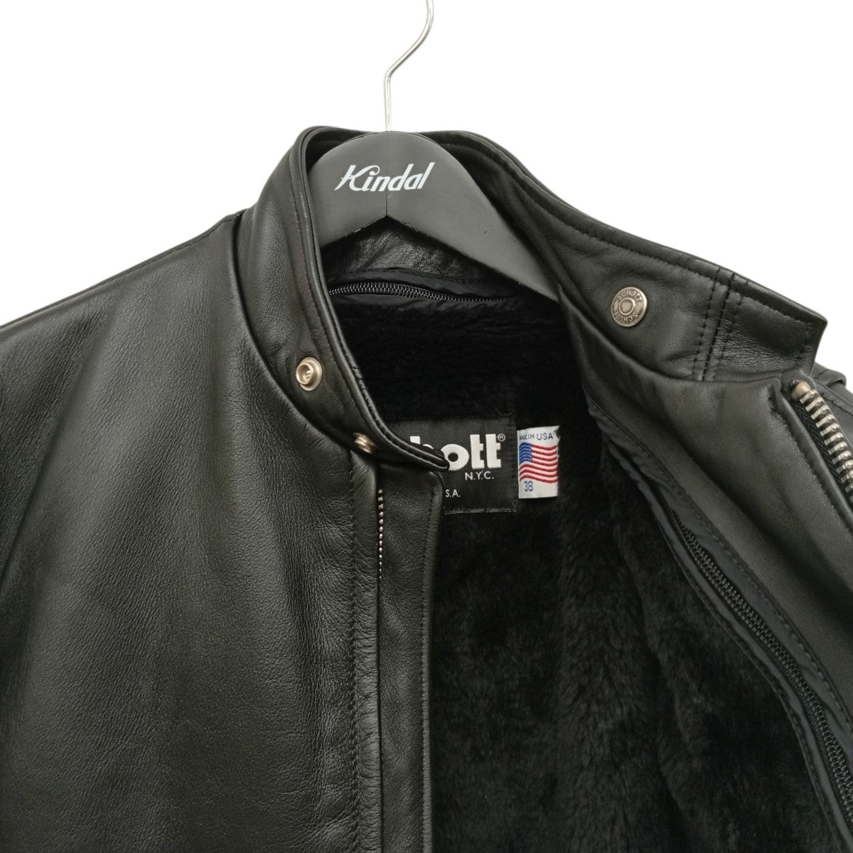 Schott ライナー付きシングルライダースジャケット6061 古着・中古-6枚目のアイテム画像