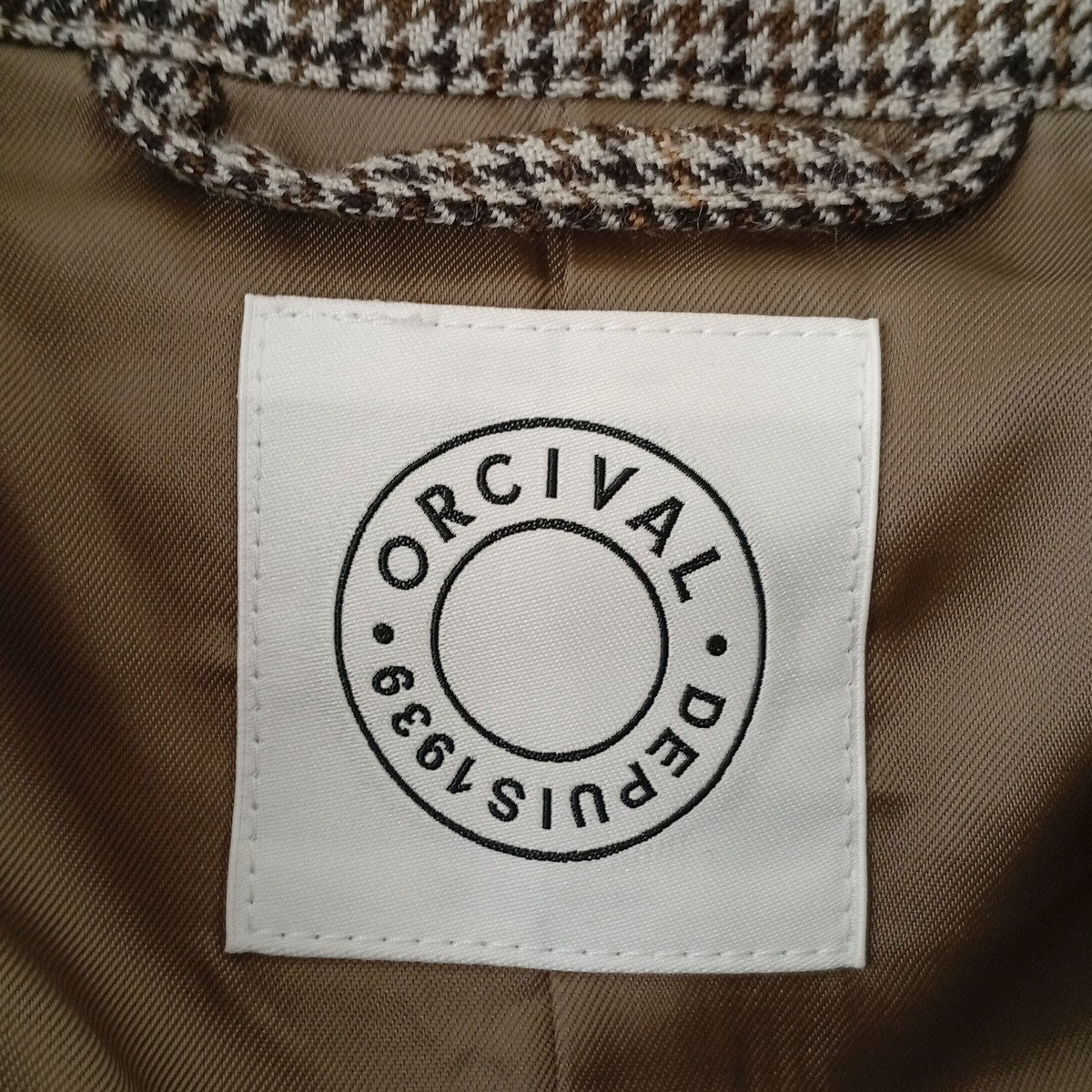 ORCIVAL バルマカーンチェックコートOR-A0584 WWC 古着・中古-3枚目のアイテム画像