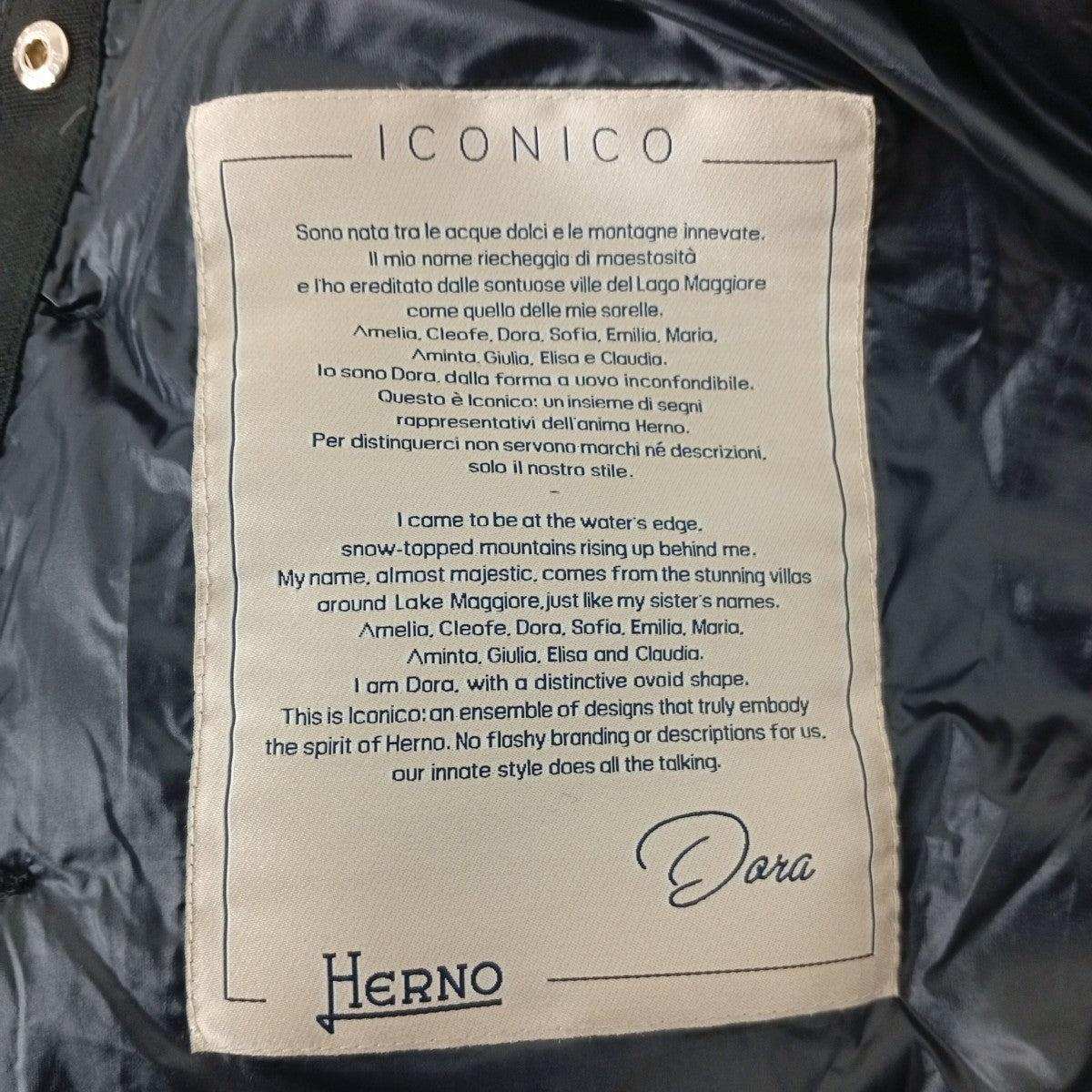 HERNO ICONICO ダウンコートPI0177DIC 古着・中古-5枚目のアイテム画像