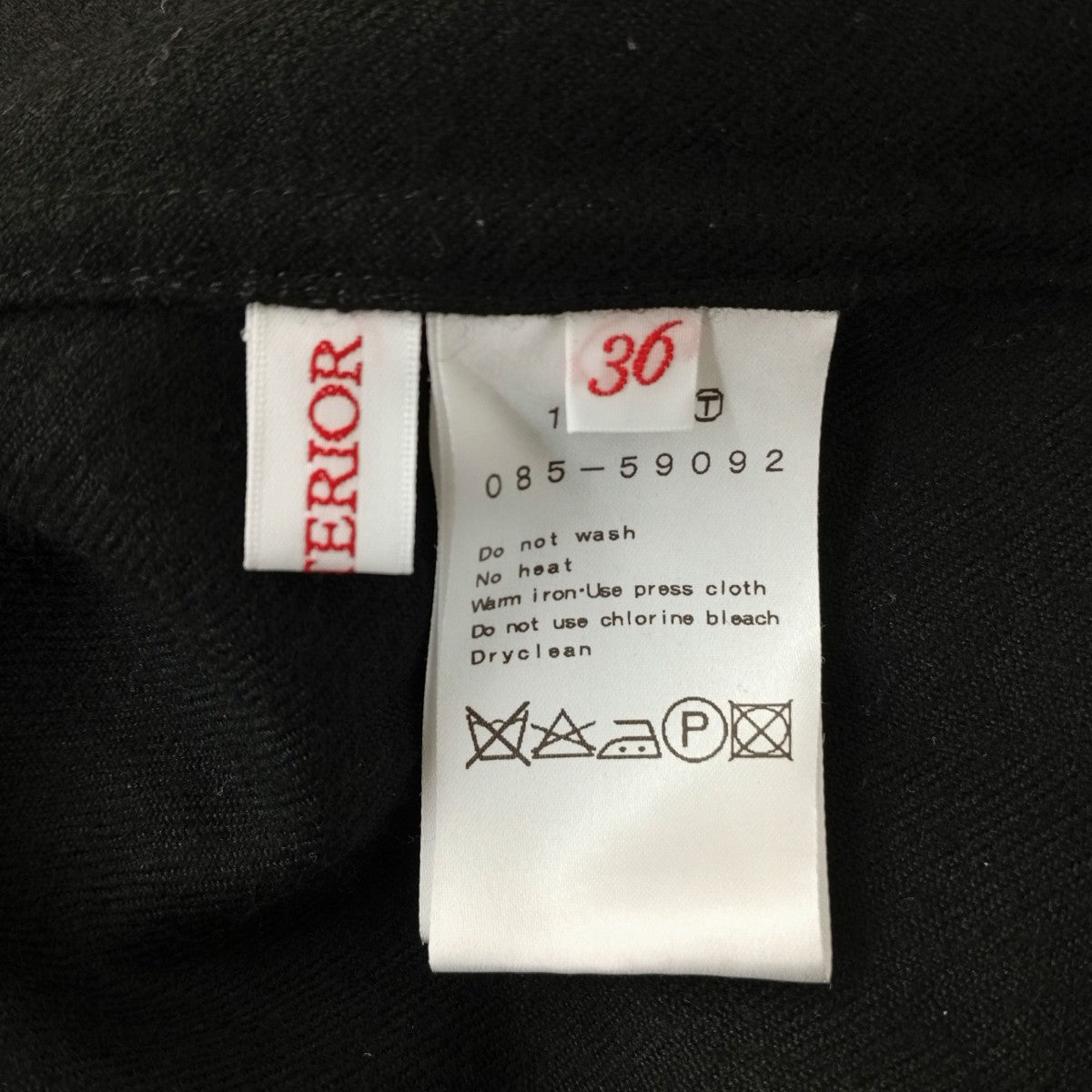 DRESSTERIOR バンドカラーシャツワンピース085-59092 古着・中古-3枚目のアイテム画像